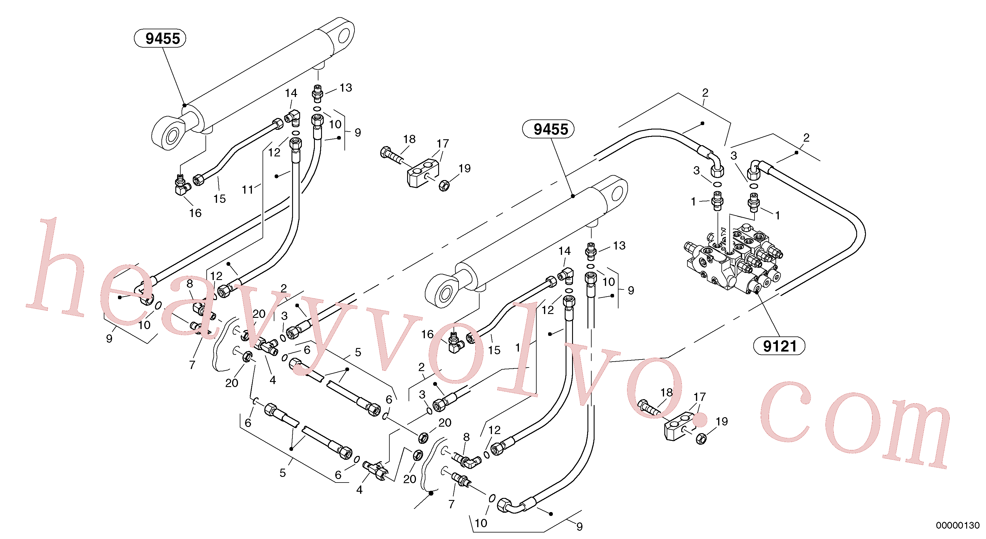 China Made ZM2259050 O-ring parts for Volvo Excavator