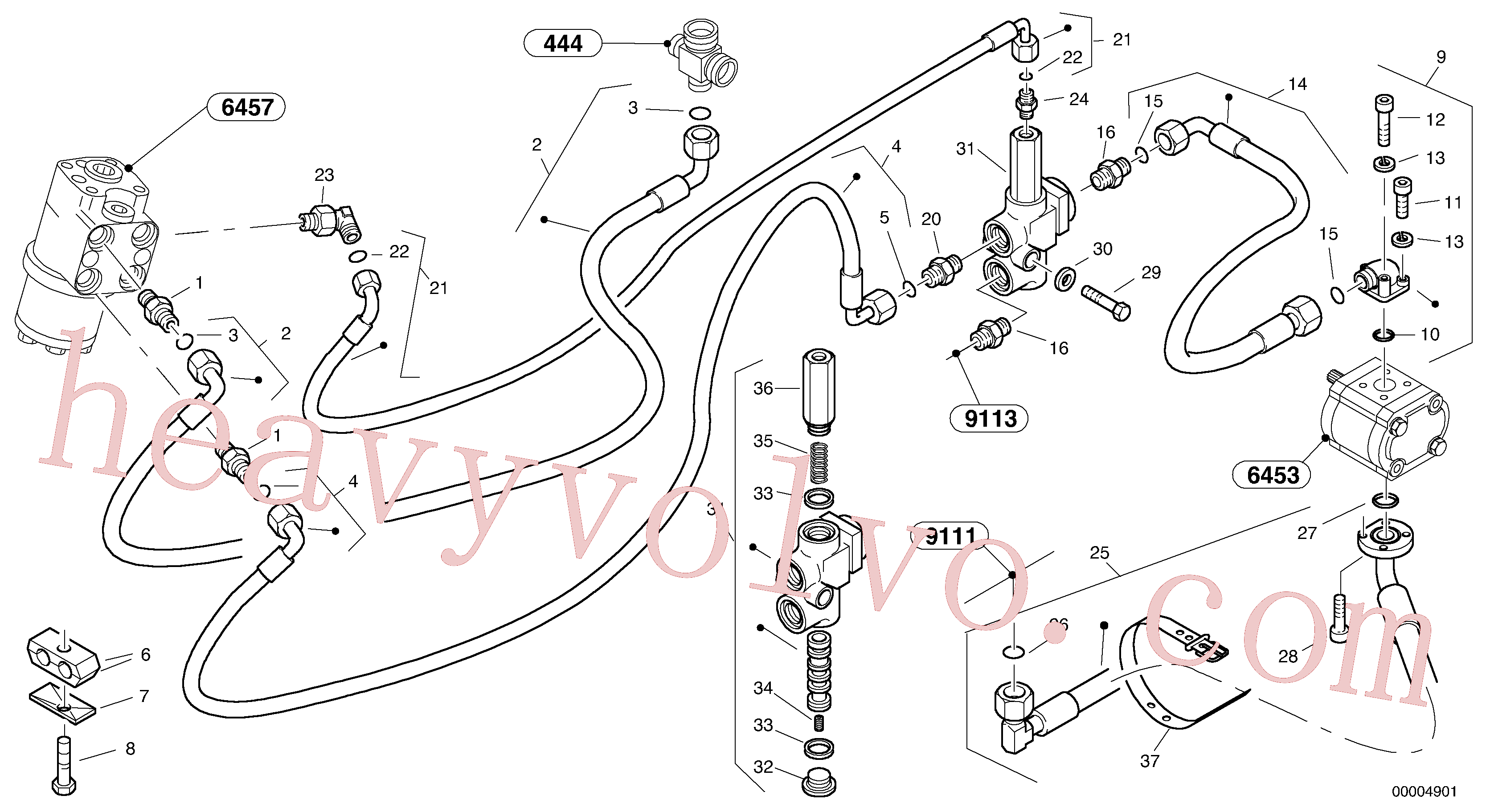 China Made ZM2259050 O-ring parts for Volvo Excavator
