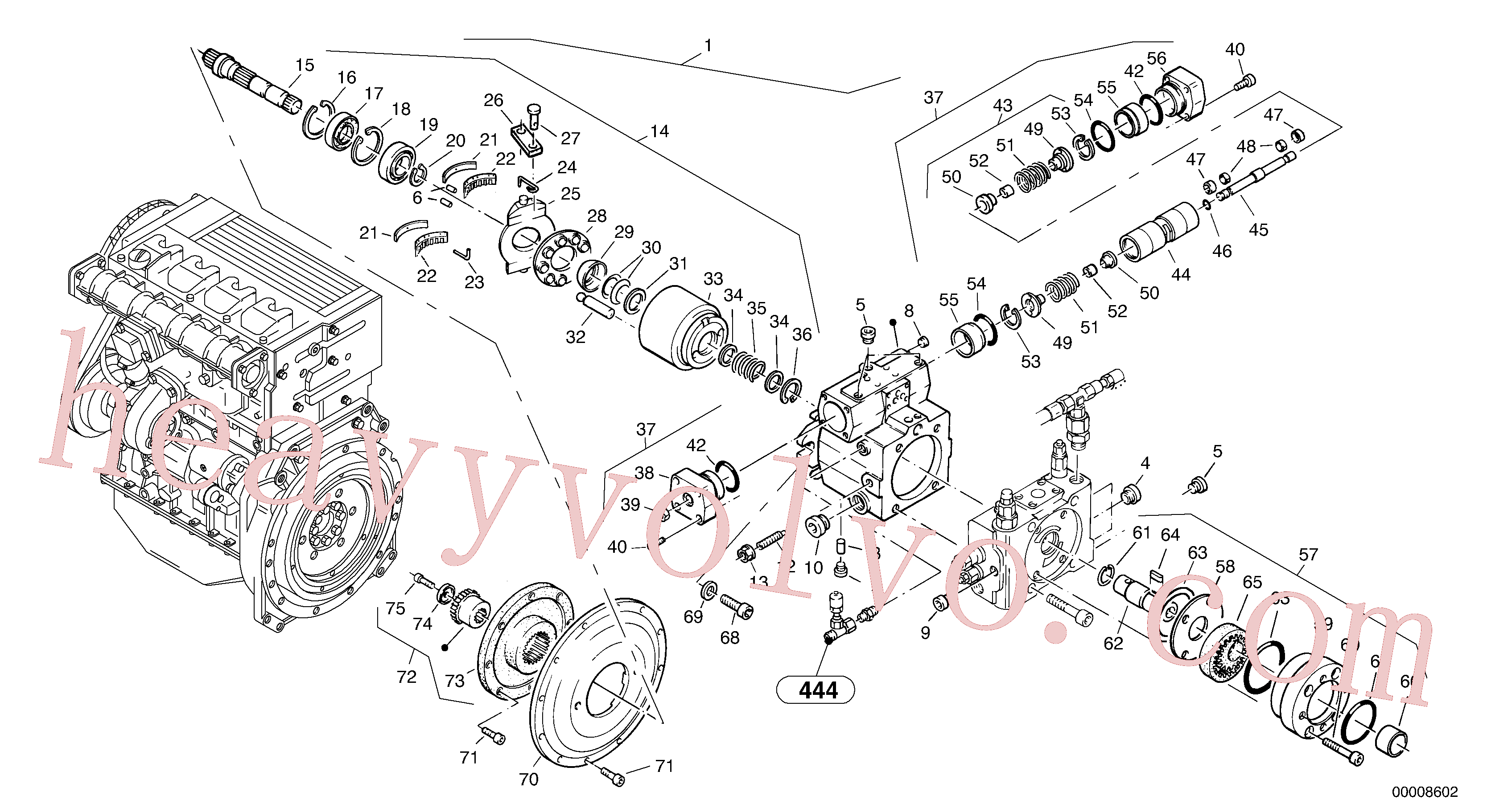 Volvo excavator part ZM2265660 Plug for sale