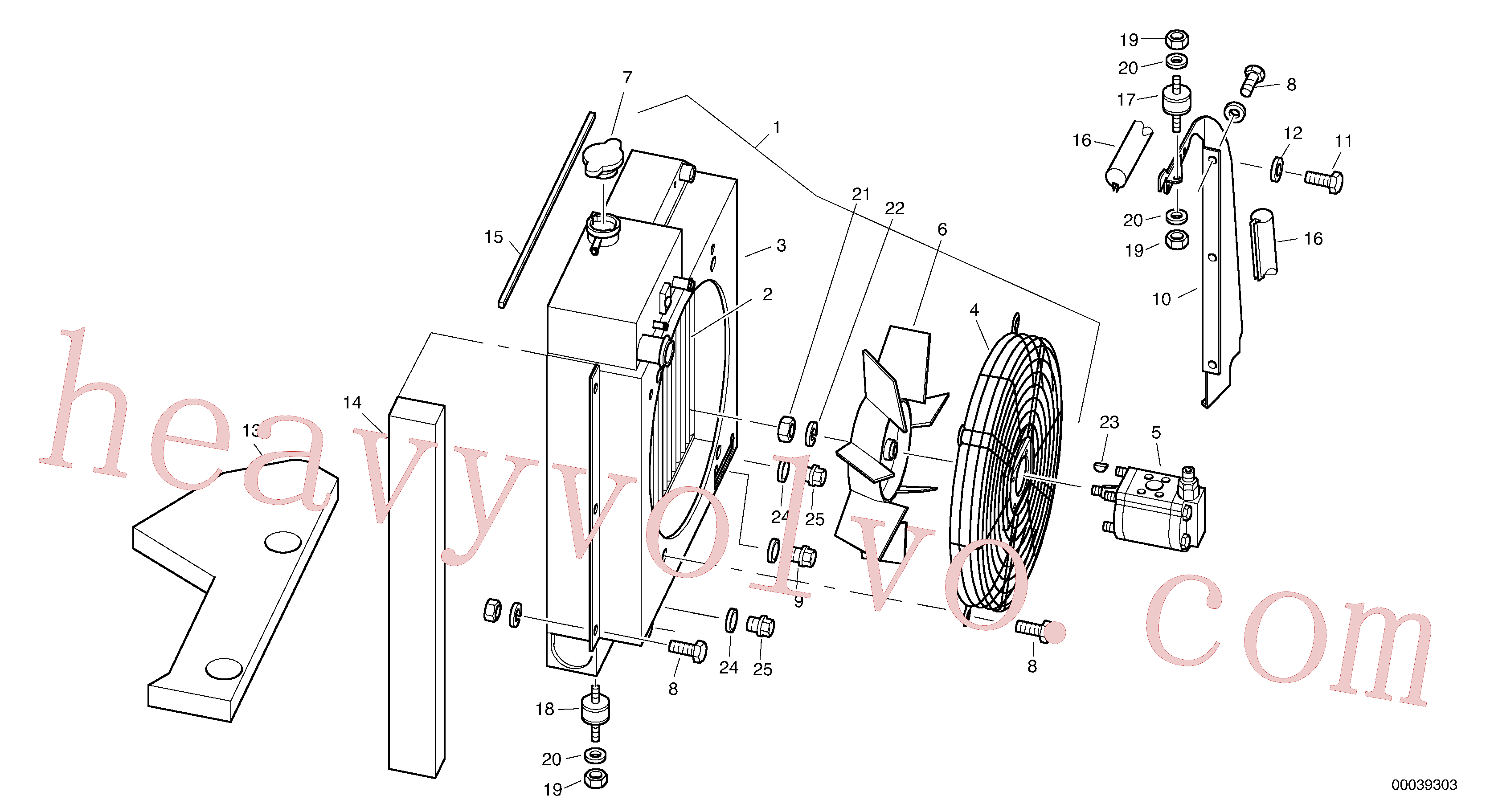 ZM2805283 Buffer for Volvo Excavator spare