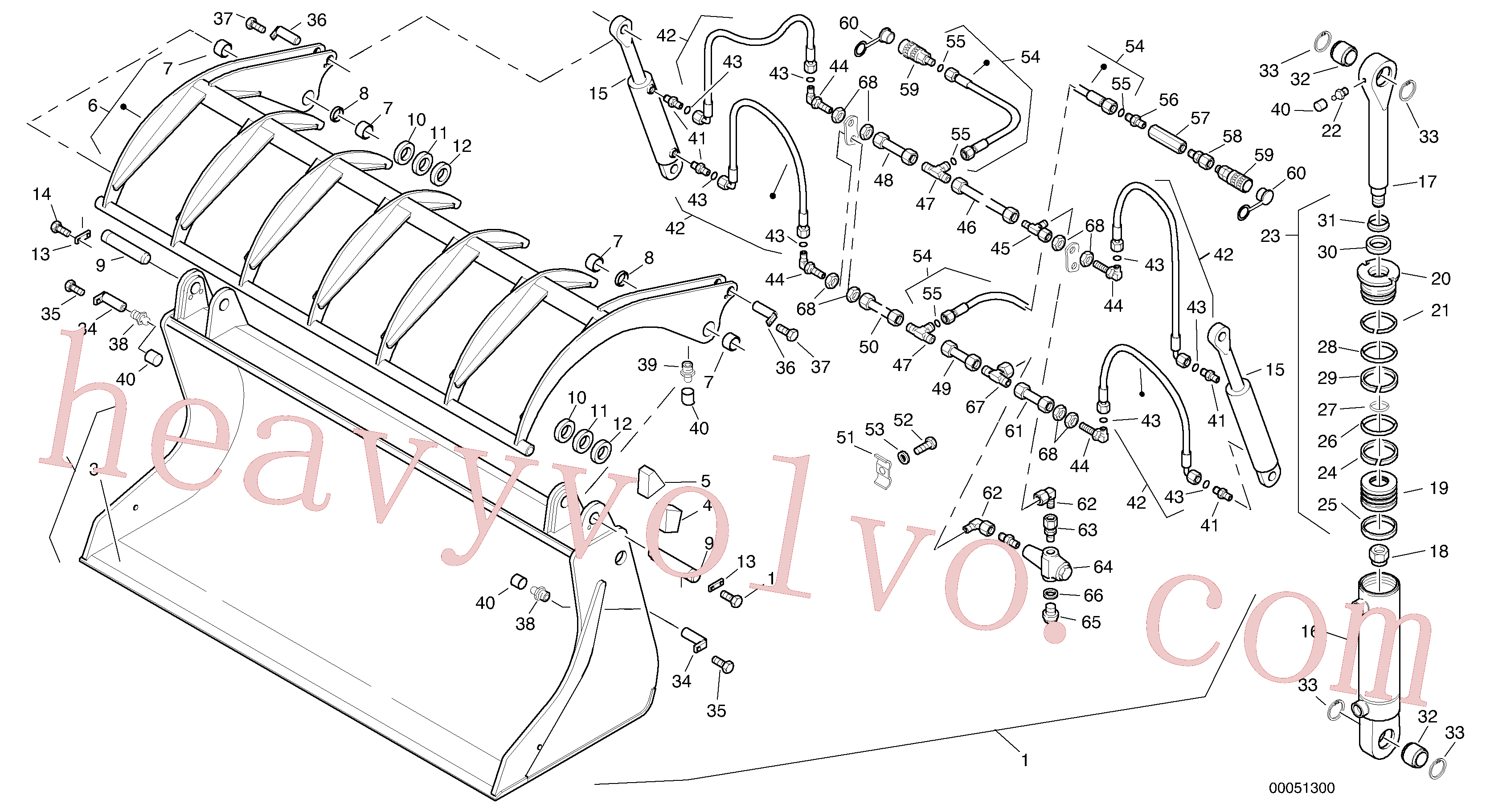 ZM7092353 Grease nipple for Volvo Excavator Parts