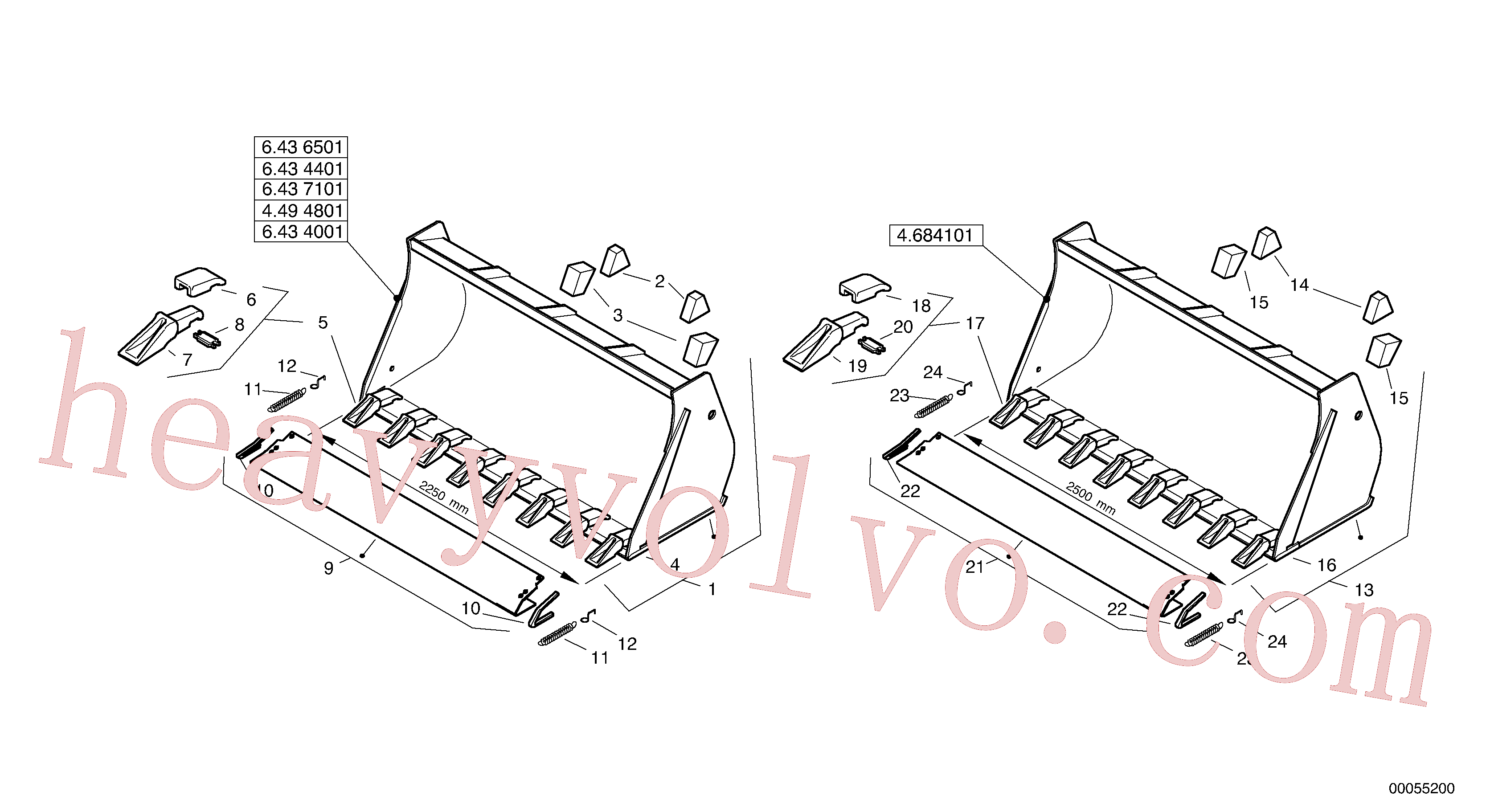Volvo Assembly ZM4317145 Tooth for sale