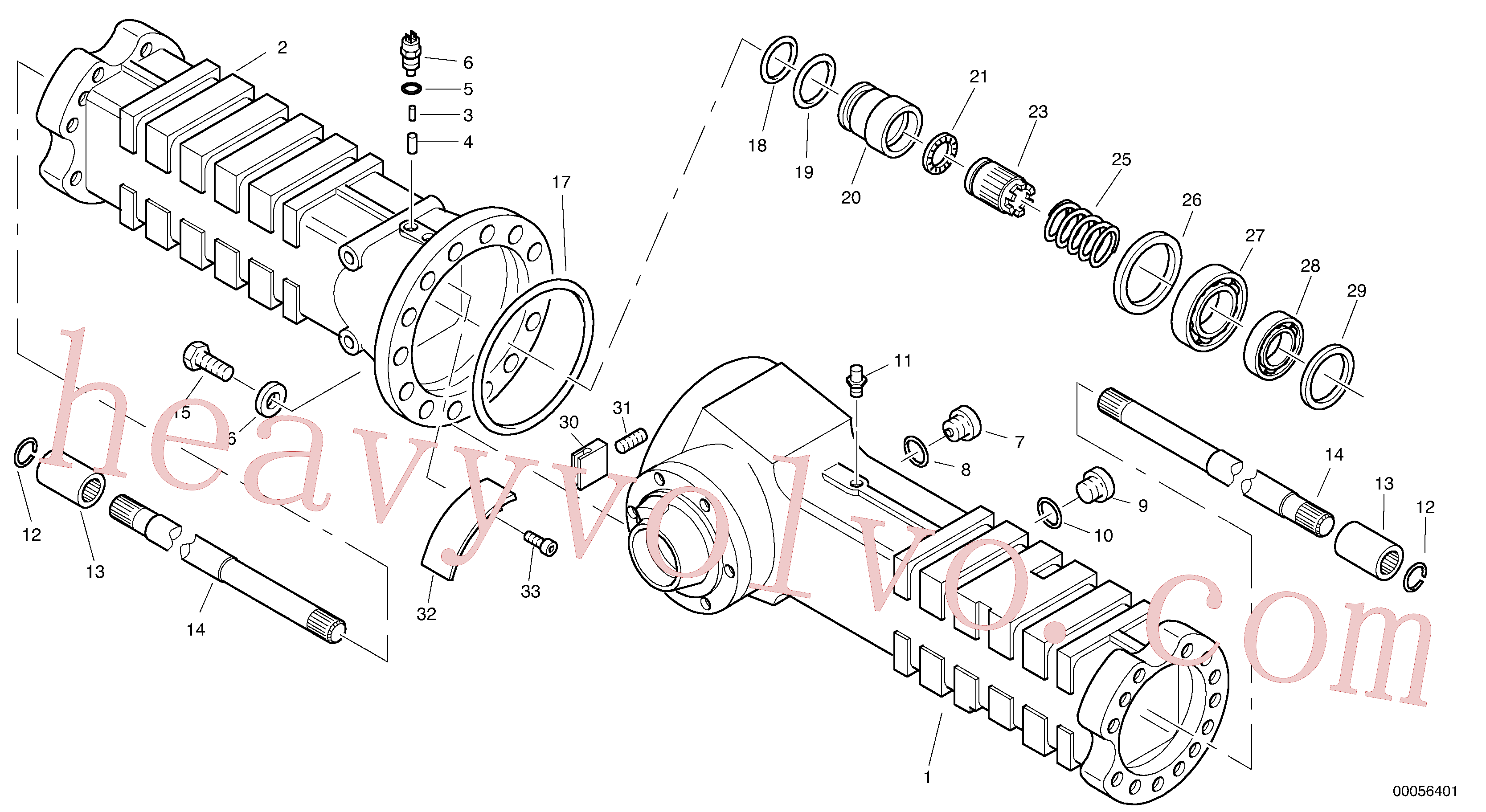 VOE4881469 Bleeder nipple for Volvo Excavator spare