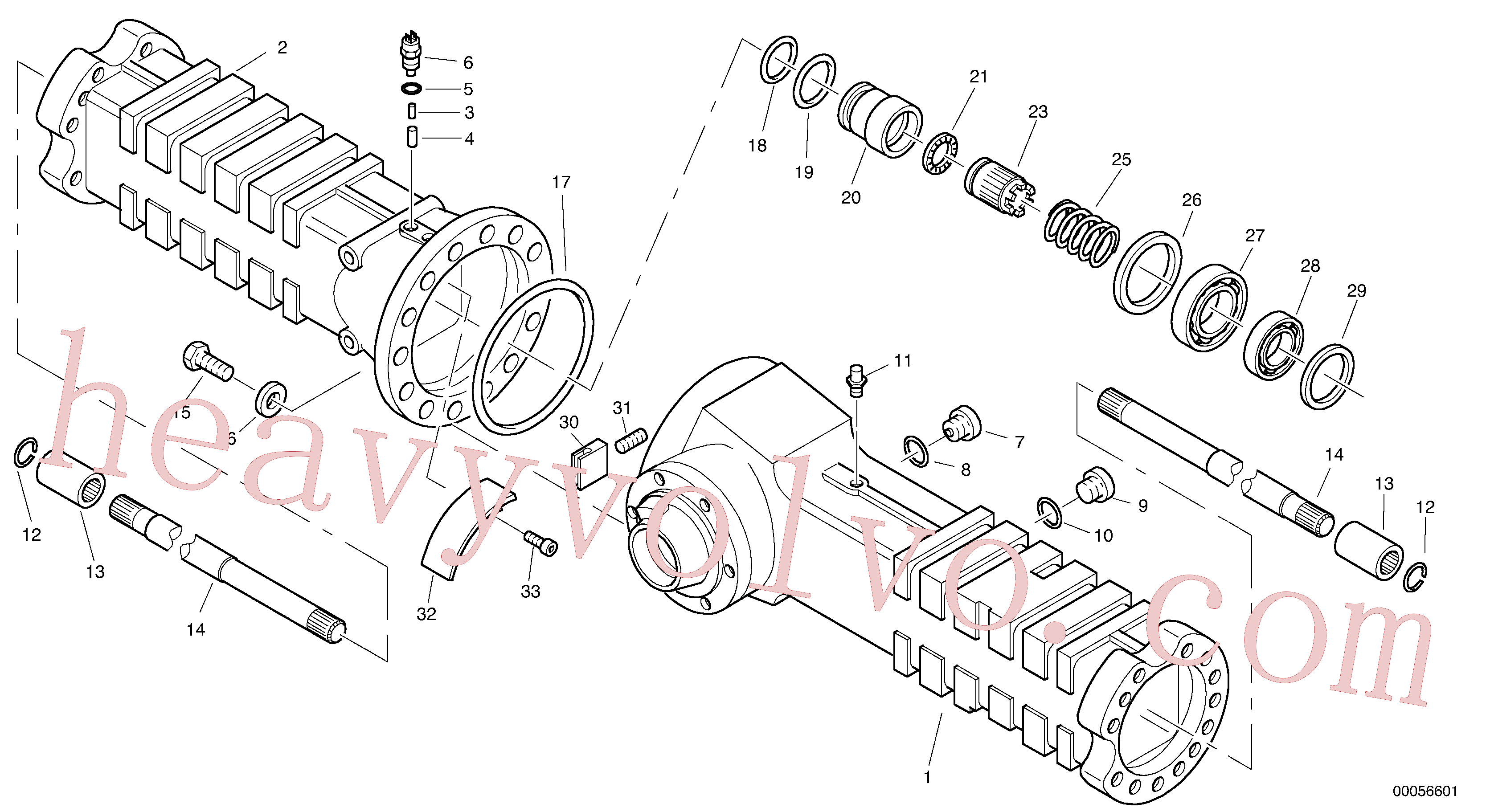 VOE4881469 Bleeder nipple for Volvo Excavator spare