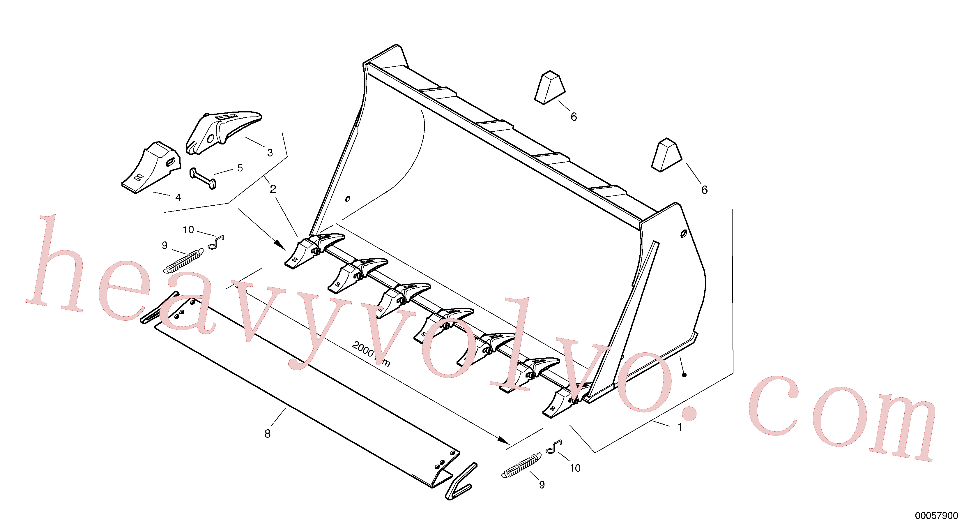 Wholesale ZM2816178 Wearing plate for Volvo Excavator