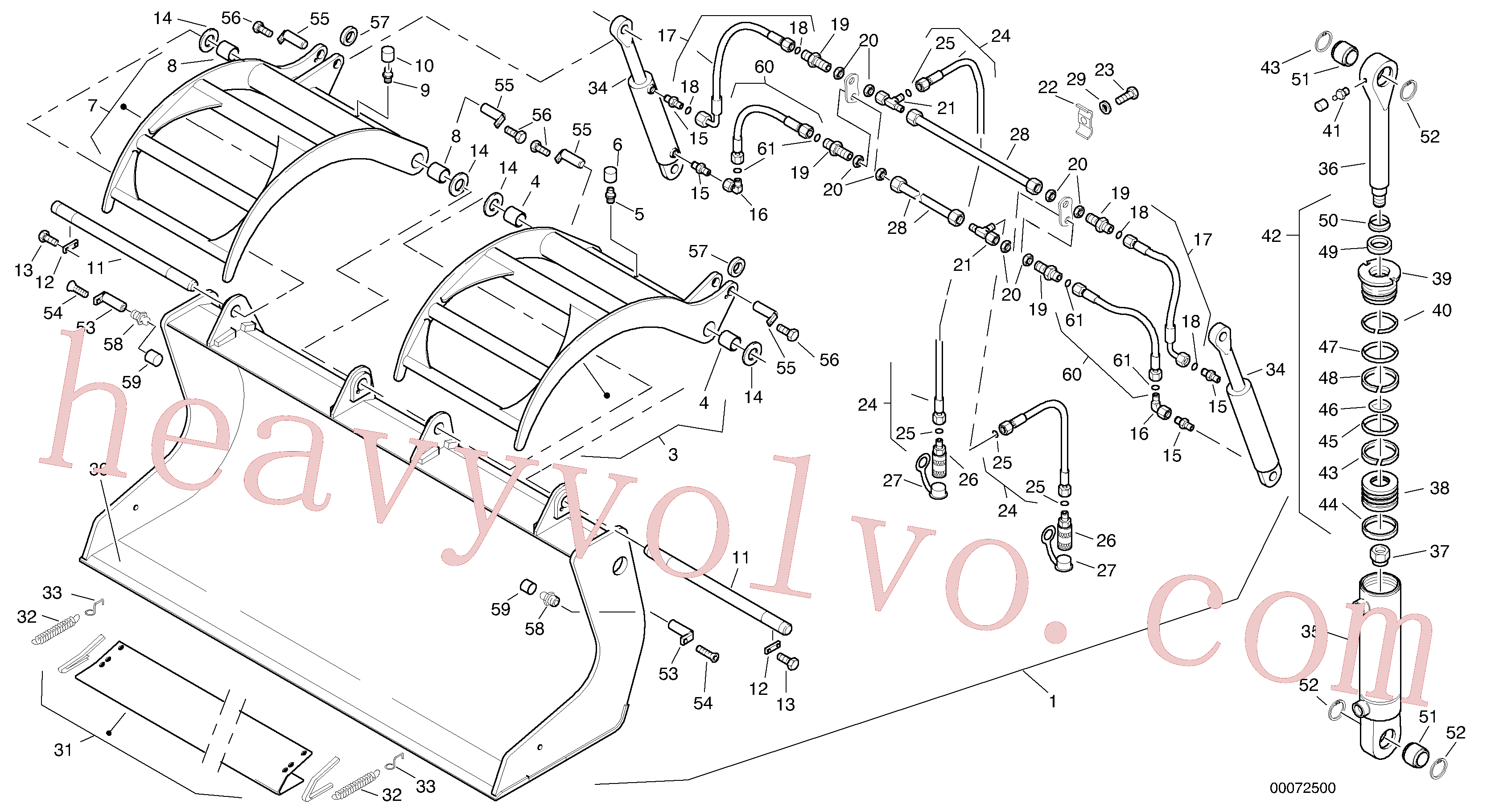 ZM7092353 Grease nipple for Volvo Excavator Parts