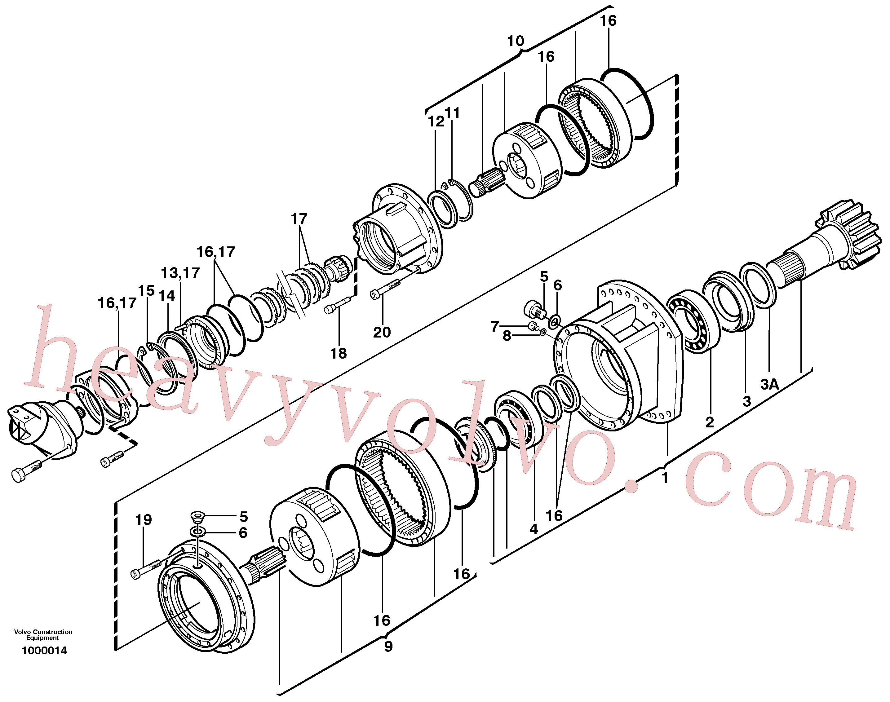 Volvo Assembly VOE11707951 Spring for sale