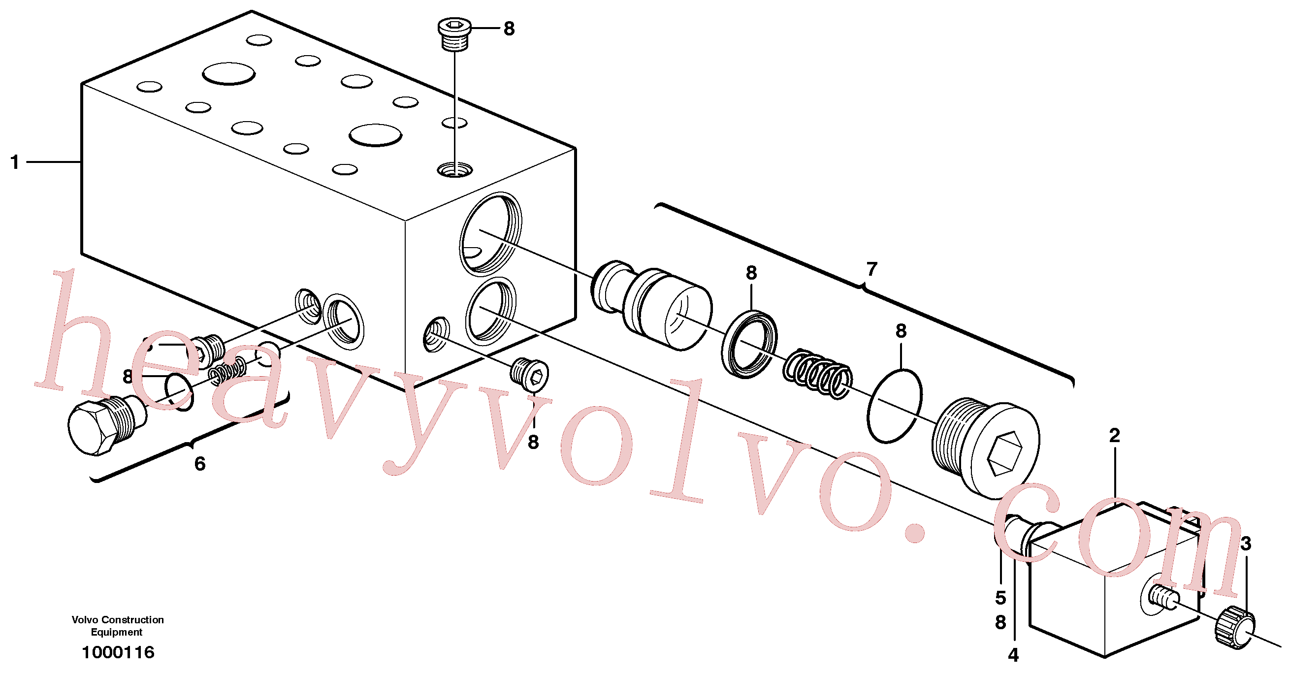 Volvo Assembly VOE11706075 Valve for sale