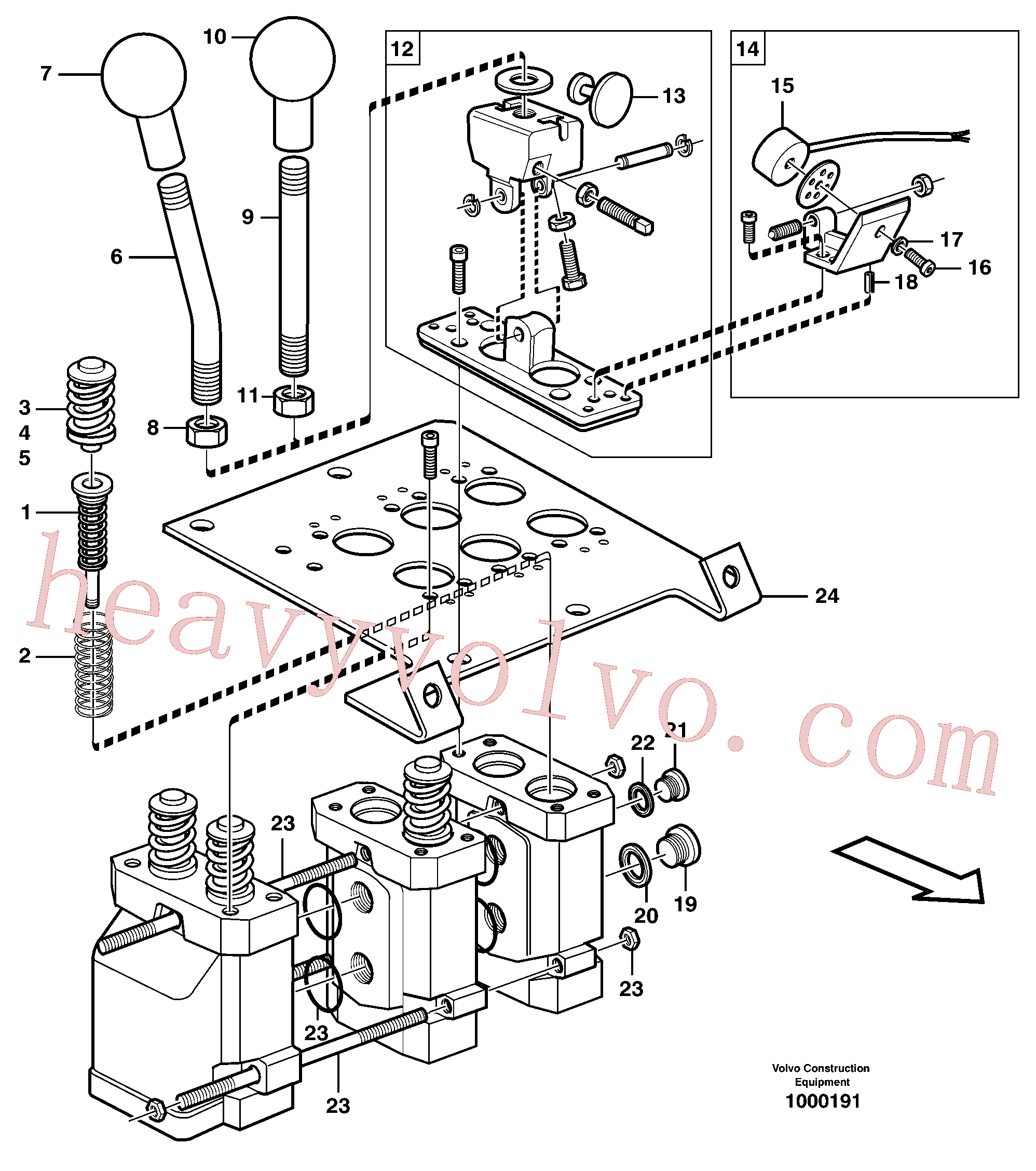 Volvo Assembly VOE971080 Hexagon nut for sale