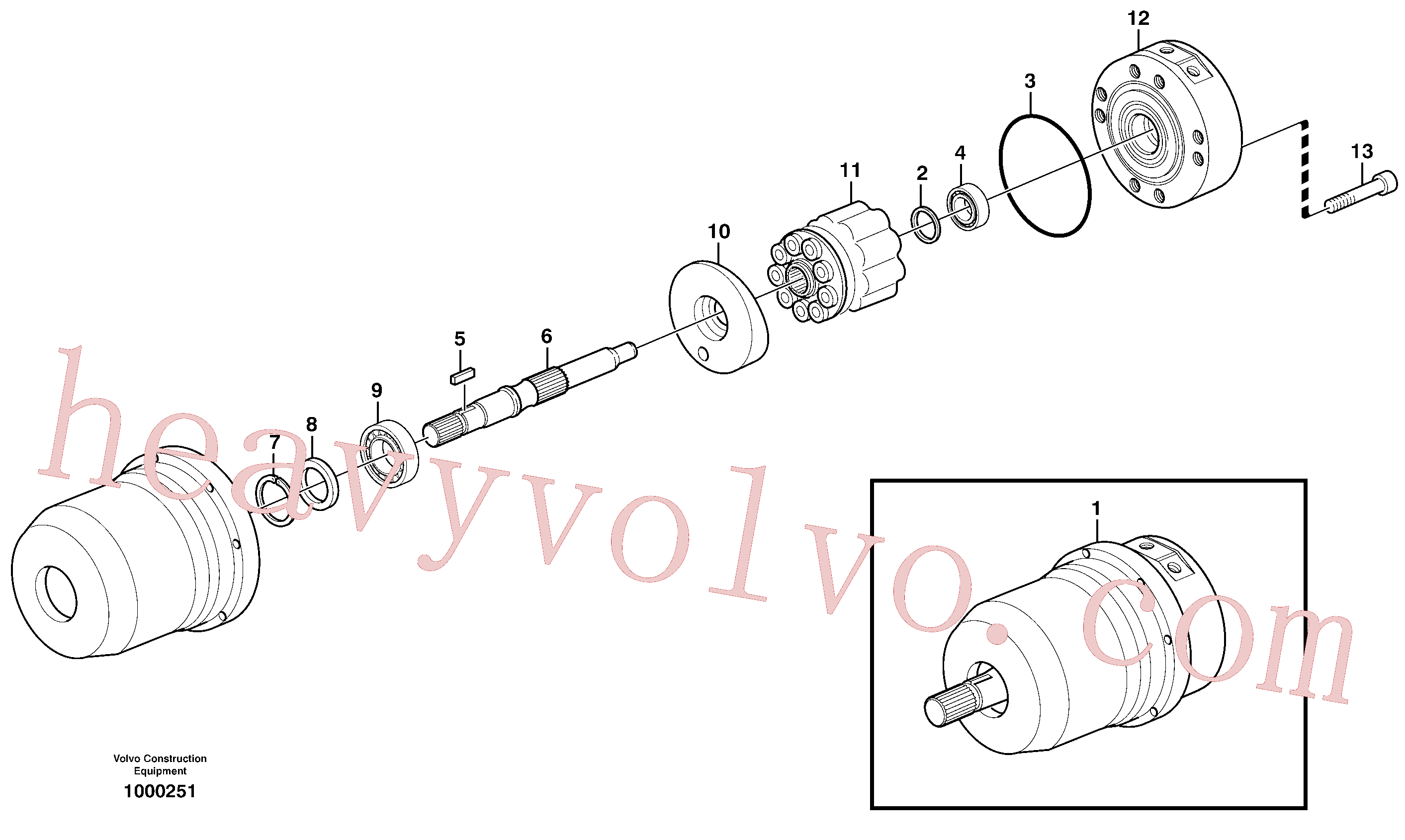 Volvo excavator part VOE17201099 O-ring for sale