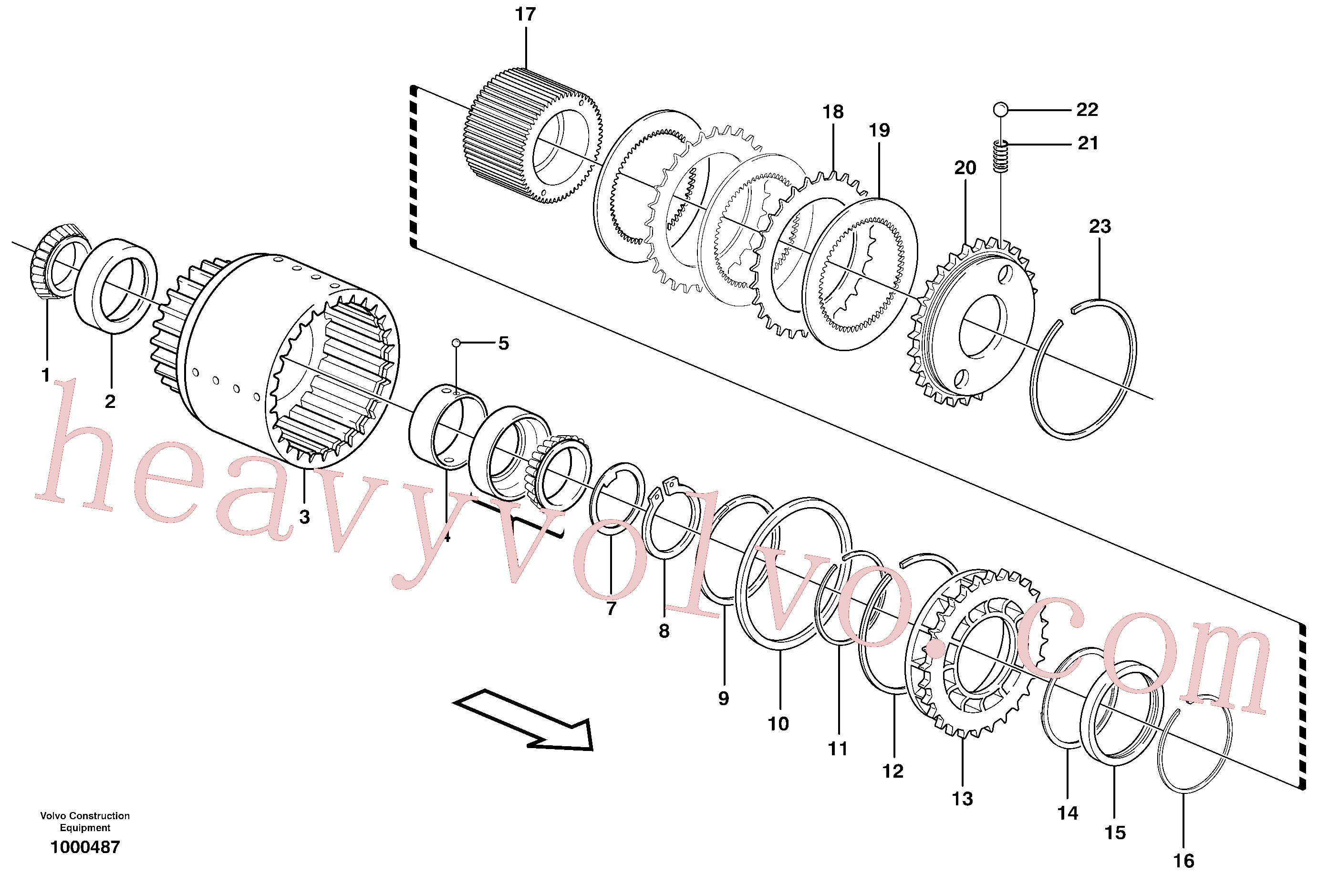 Wholesale VOE11999737 Washer for Volvo Excavator