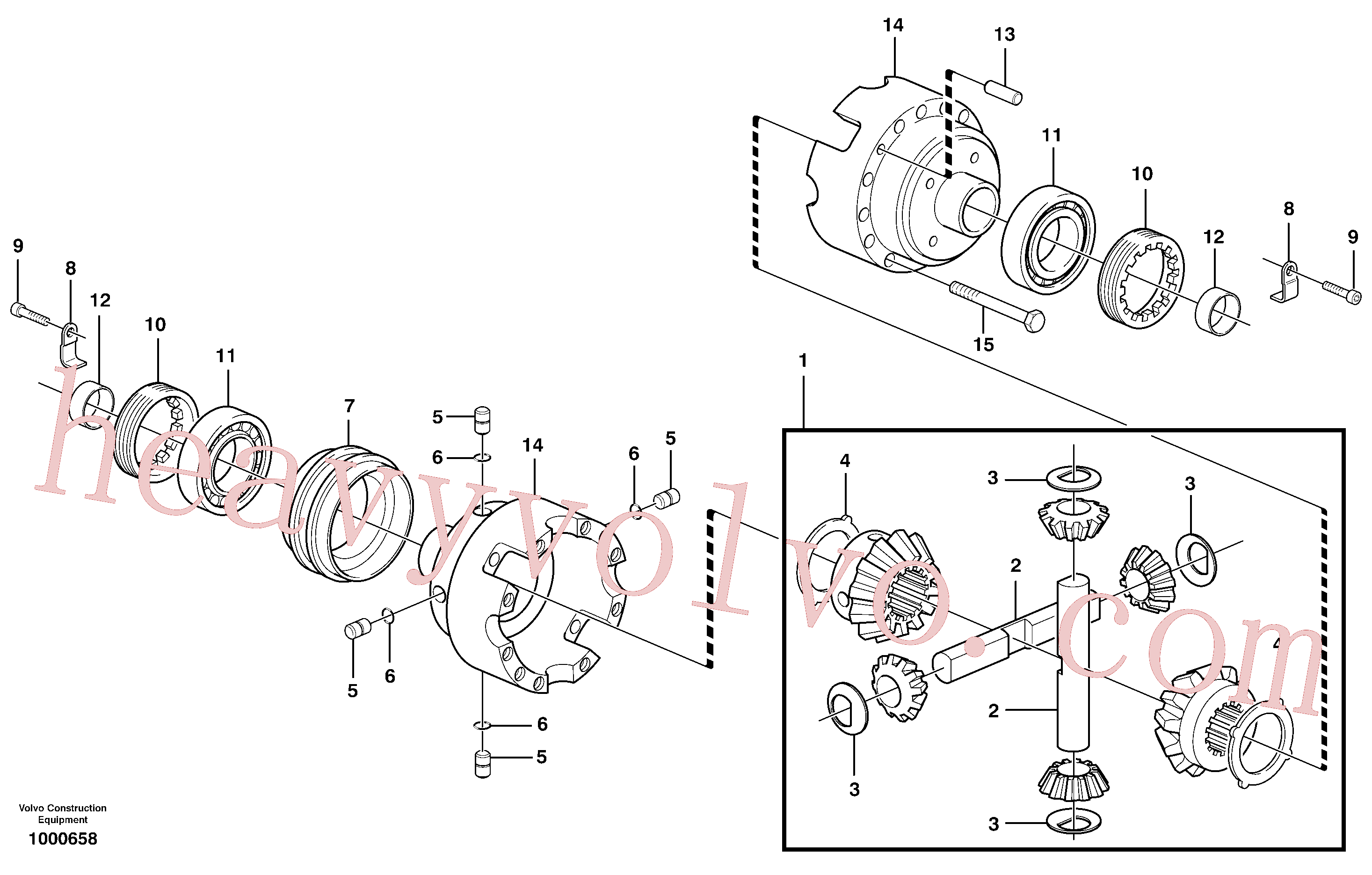 VOE11709311 Locking plate for Volvo Excavator spare