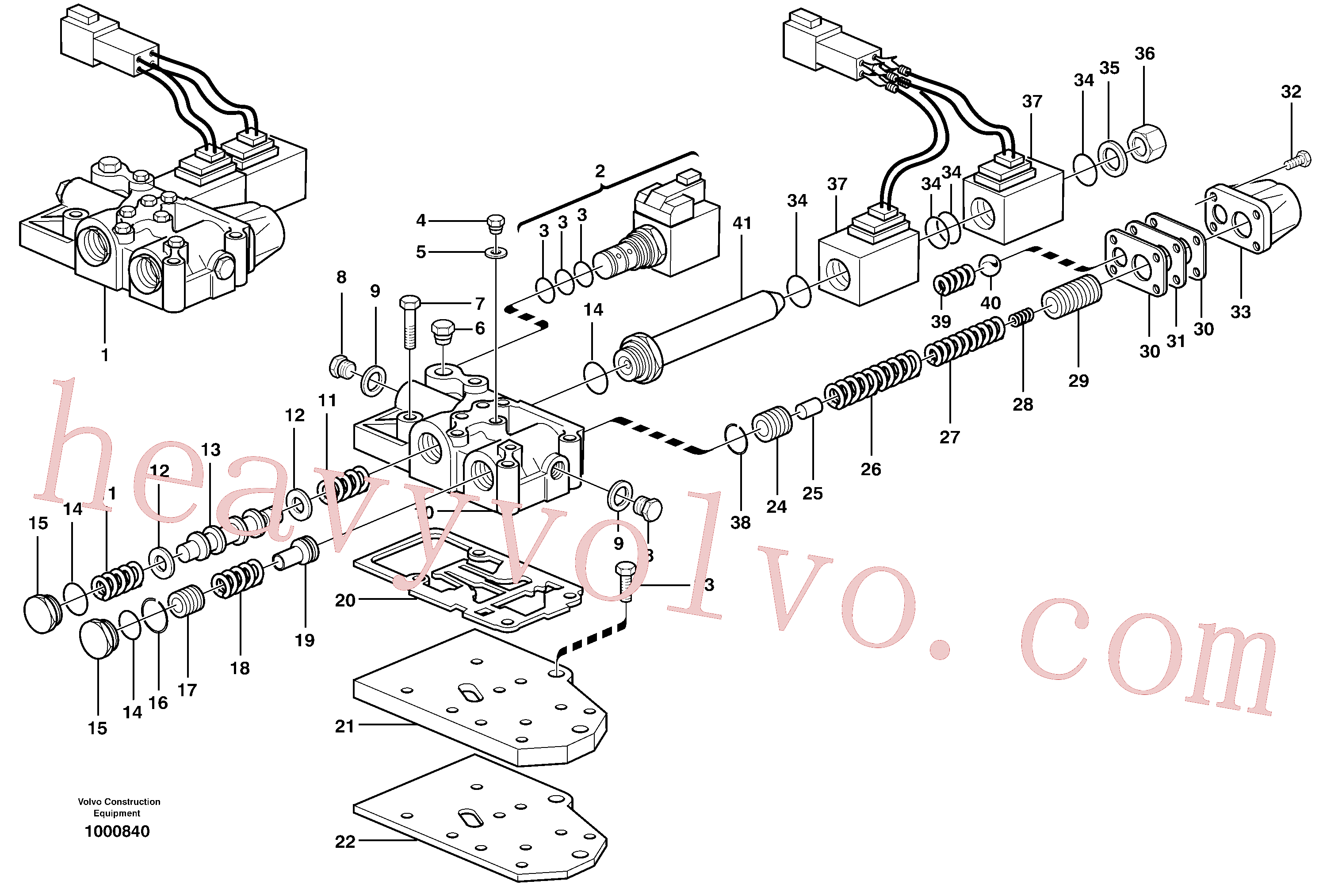 Volvo excavator part VOE948356 Flange screw for sale