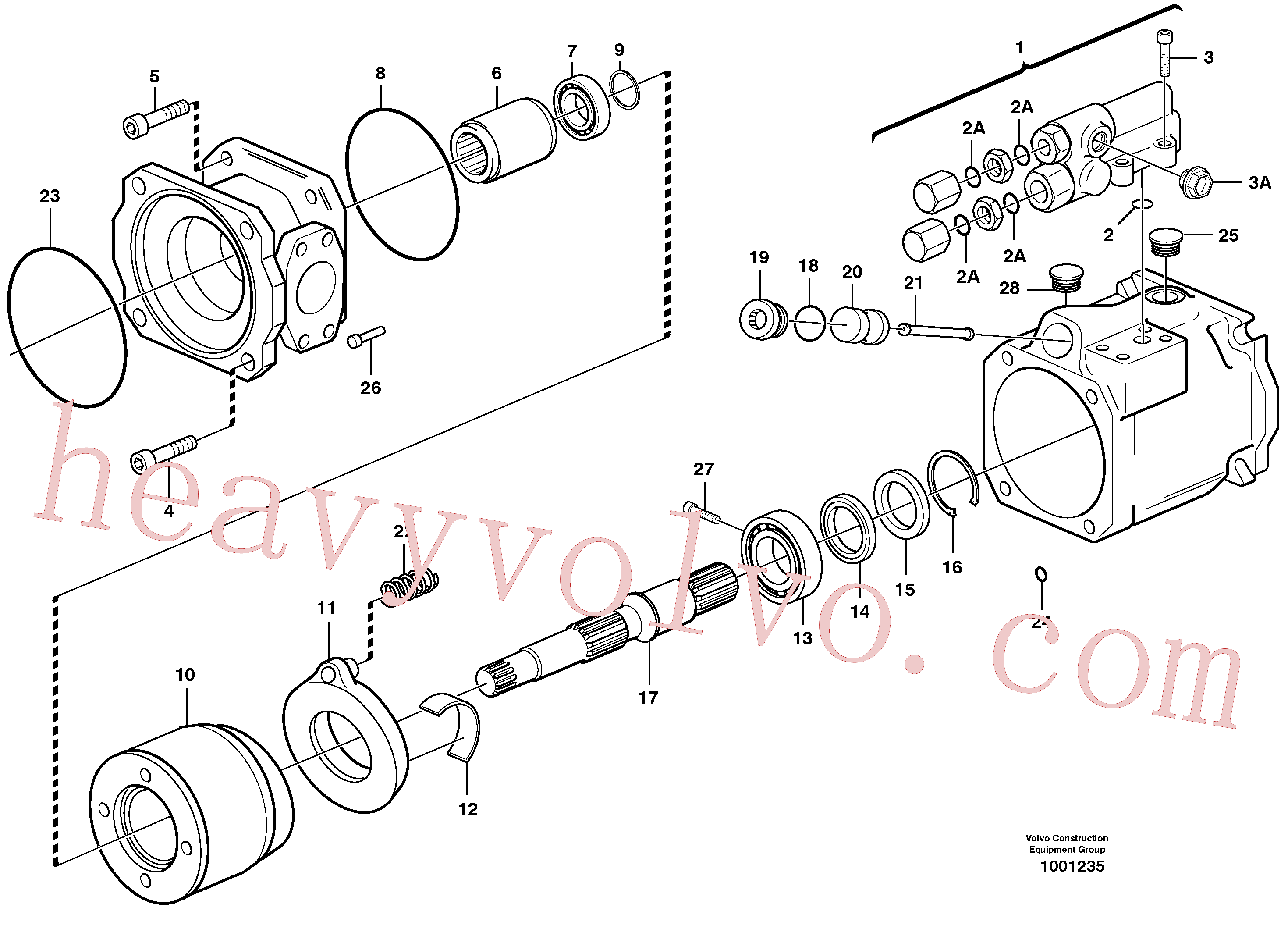 PJ7415153 Shaft coupling for Volvo Excavator Parts
