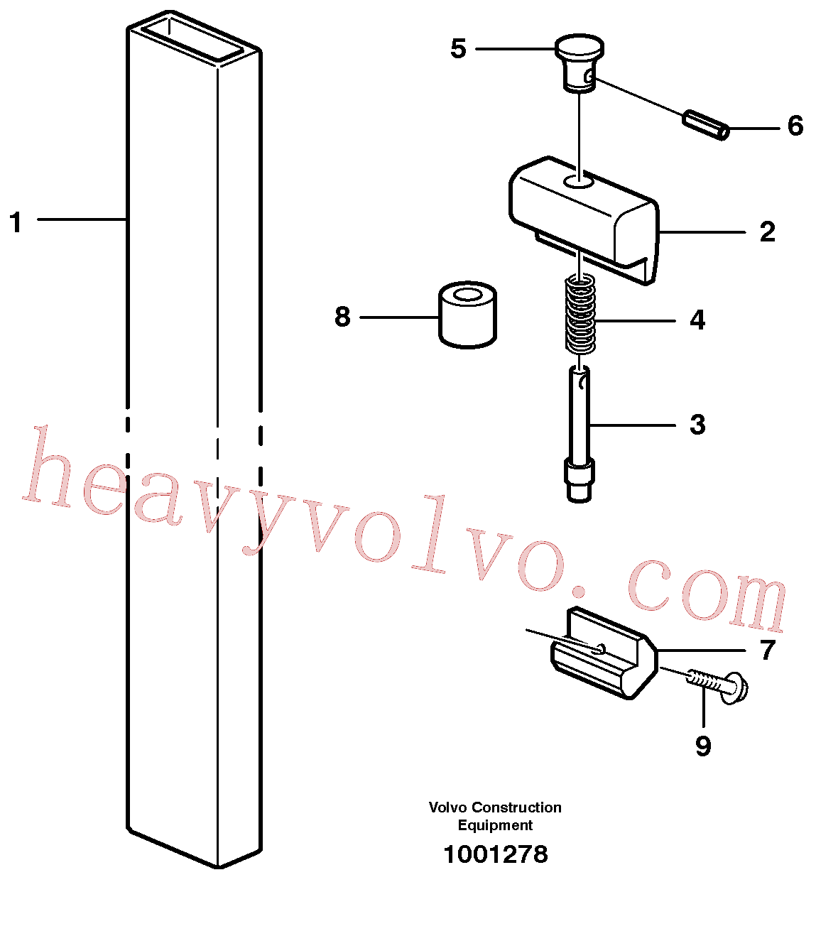 VOE11111580 Hook for Volvo Excavator spare