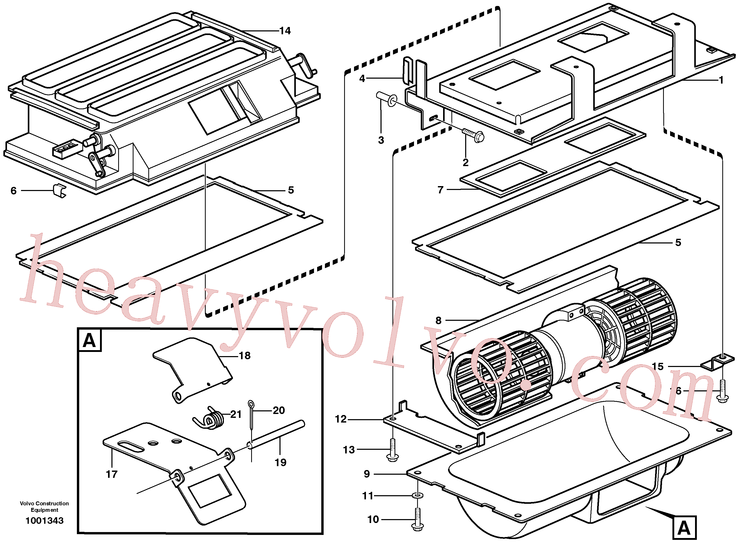 VOE947542 Flange screw for Volvo Excavator Parts
