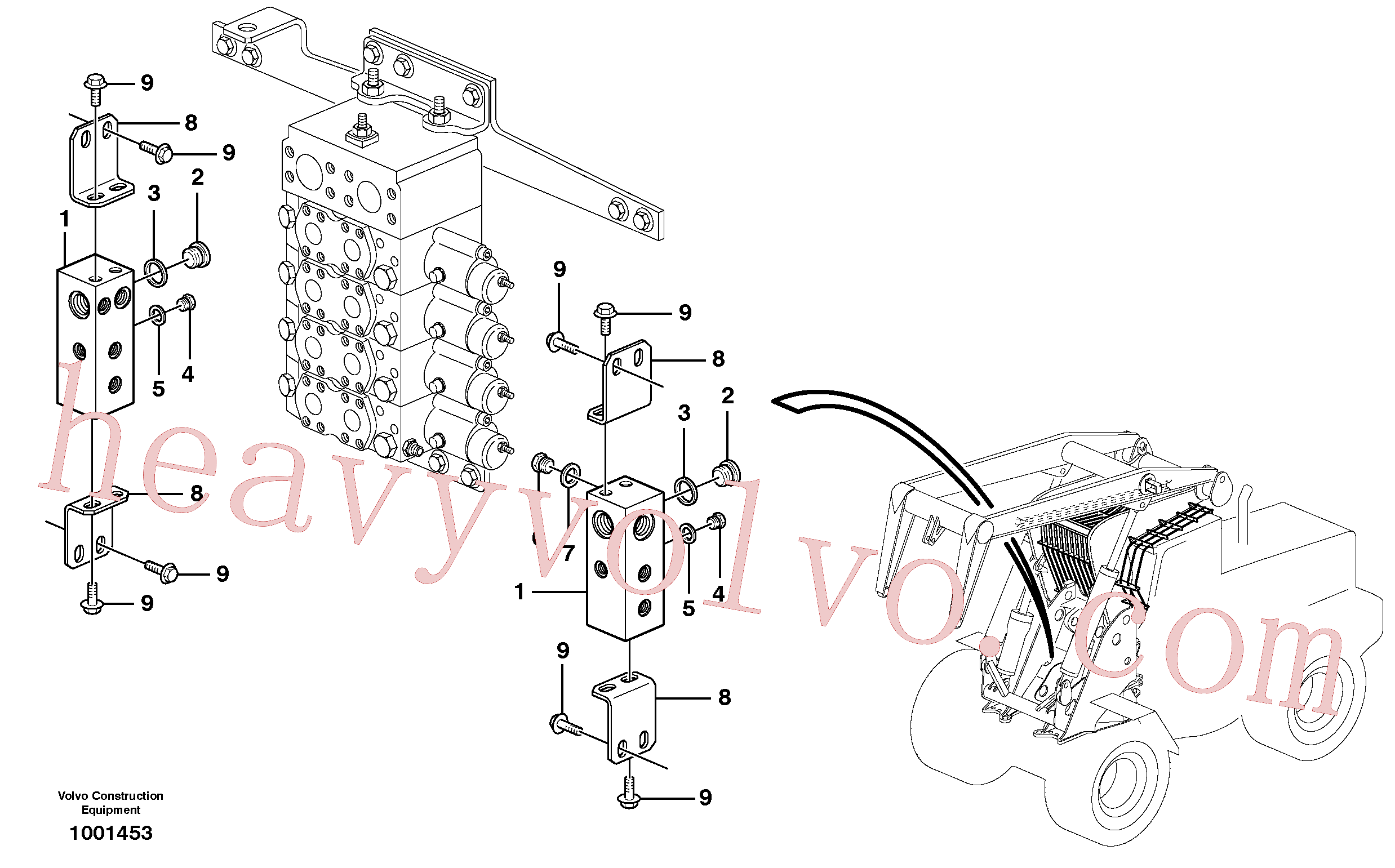 China Made VOE984647 Plug parts for Volvo Excavator