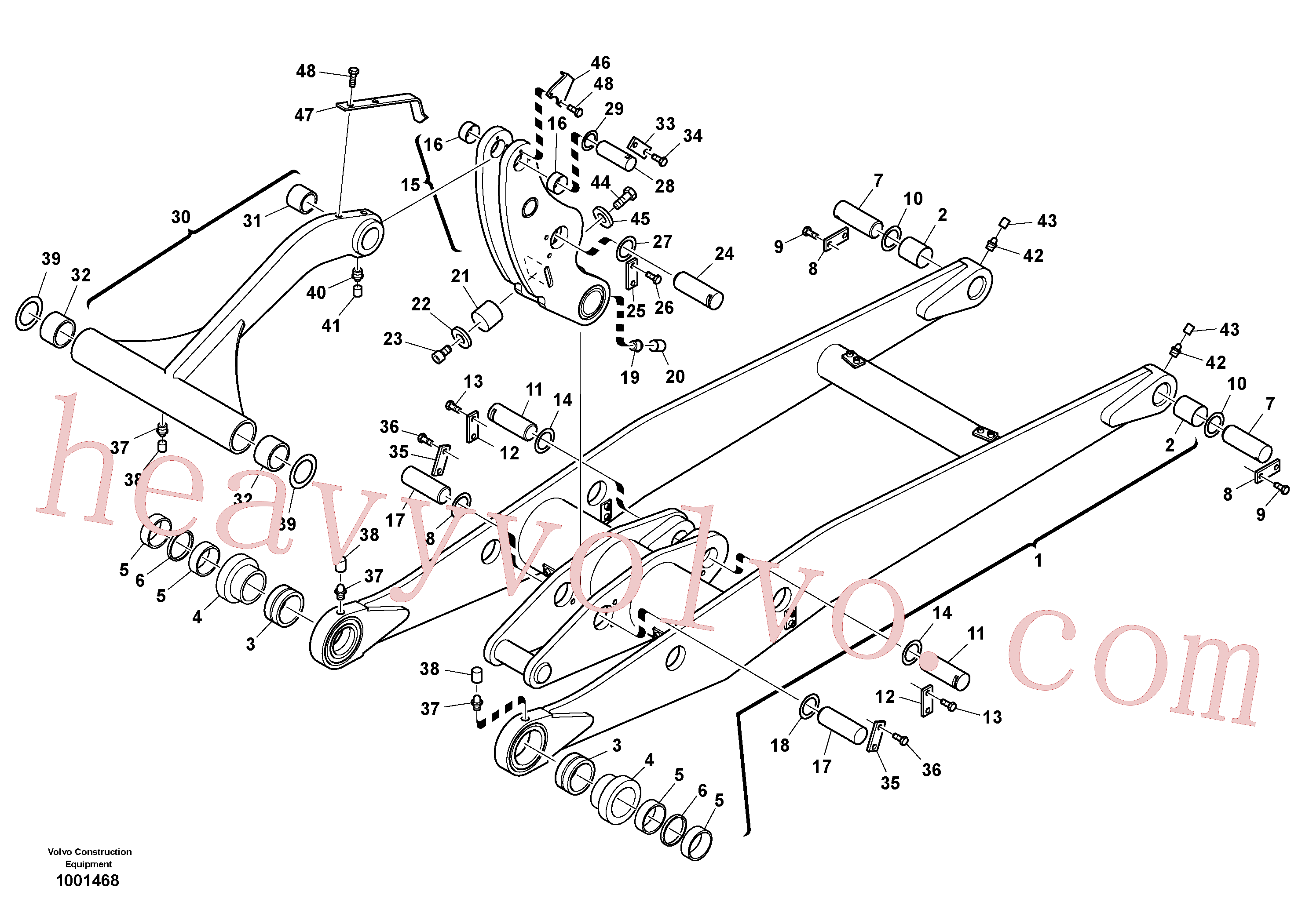 ZM1022370 Locking plate for Volvo Excavator spare