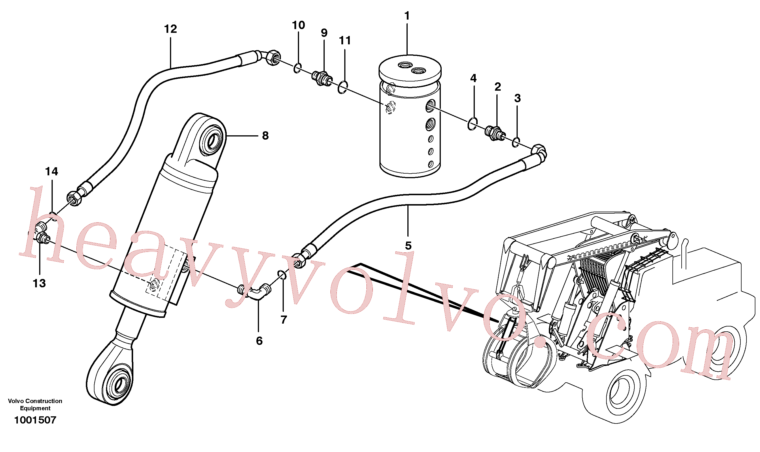 Volvo Assembly VOE11803570 Elbow nipple for sale
