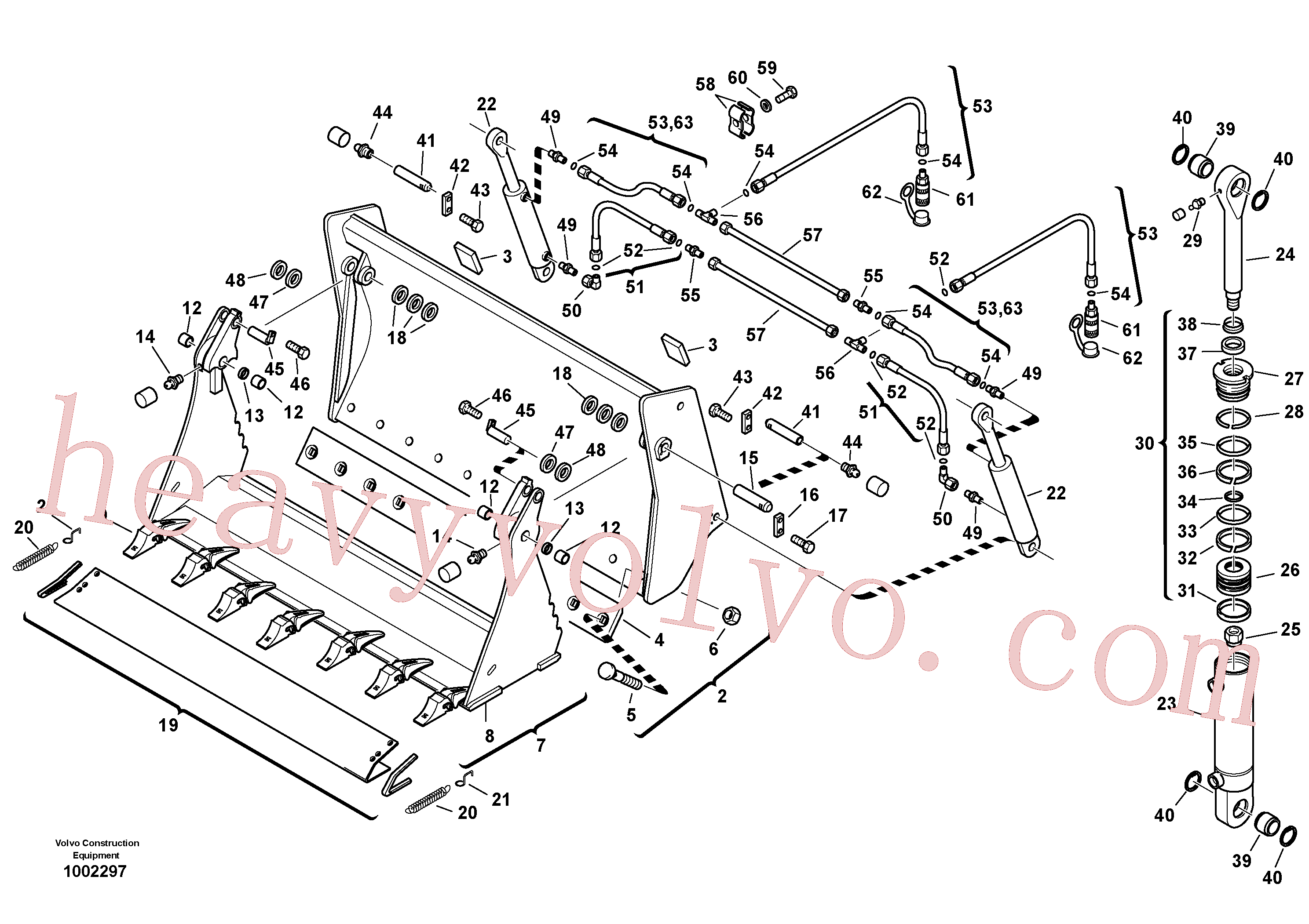 ZM7092353 Grease nipple for Volvo Excavator Parts