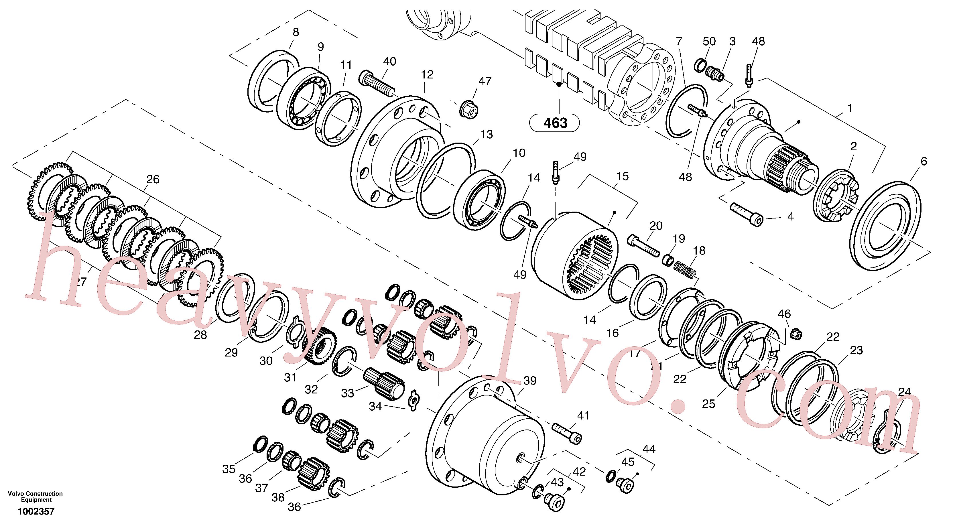 Volvo excavator part ZM5227730 Ring for sale