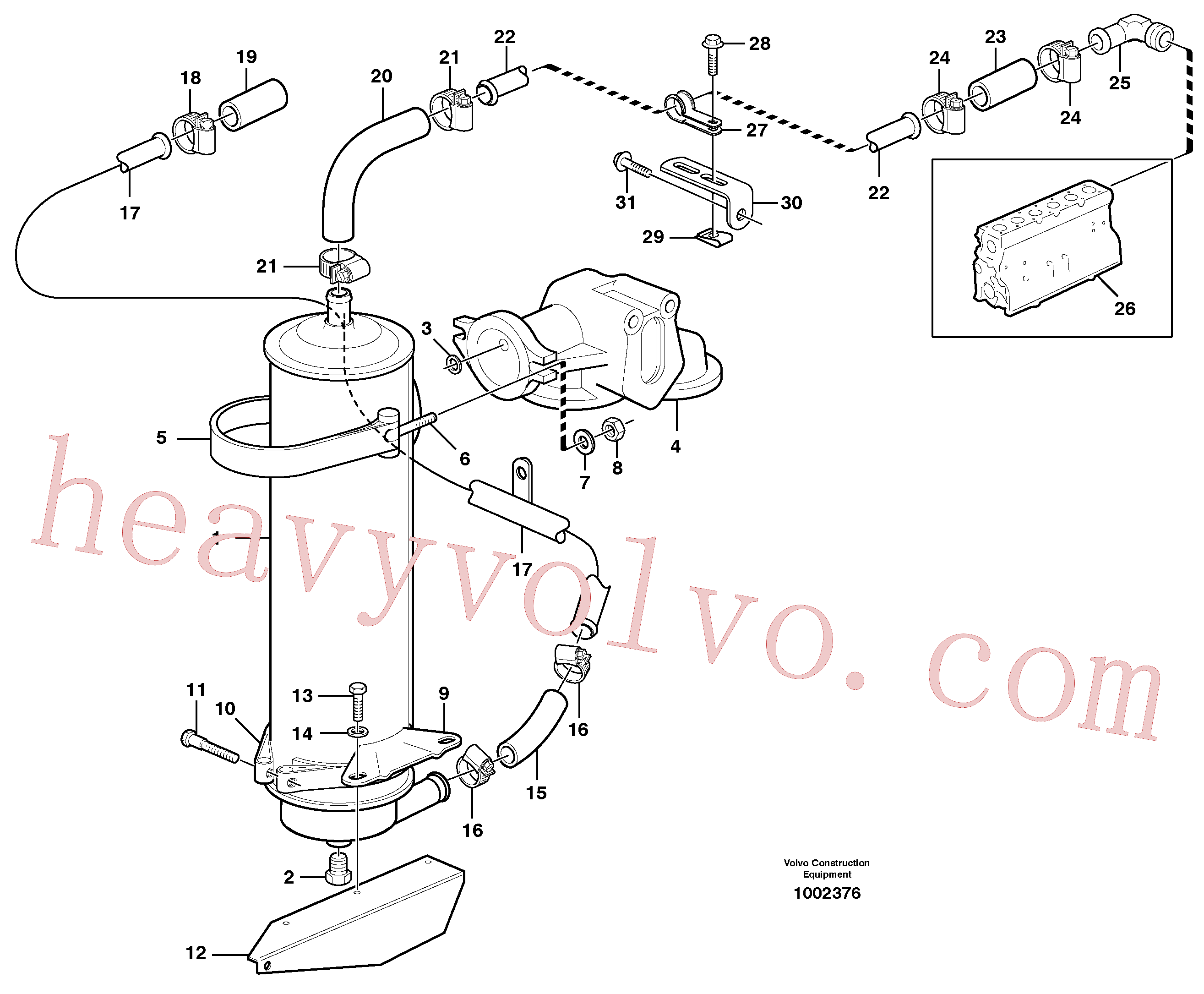 Volvo VOE1545257 Screw aftermarket part for sale