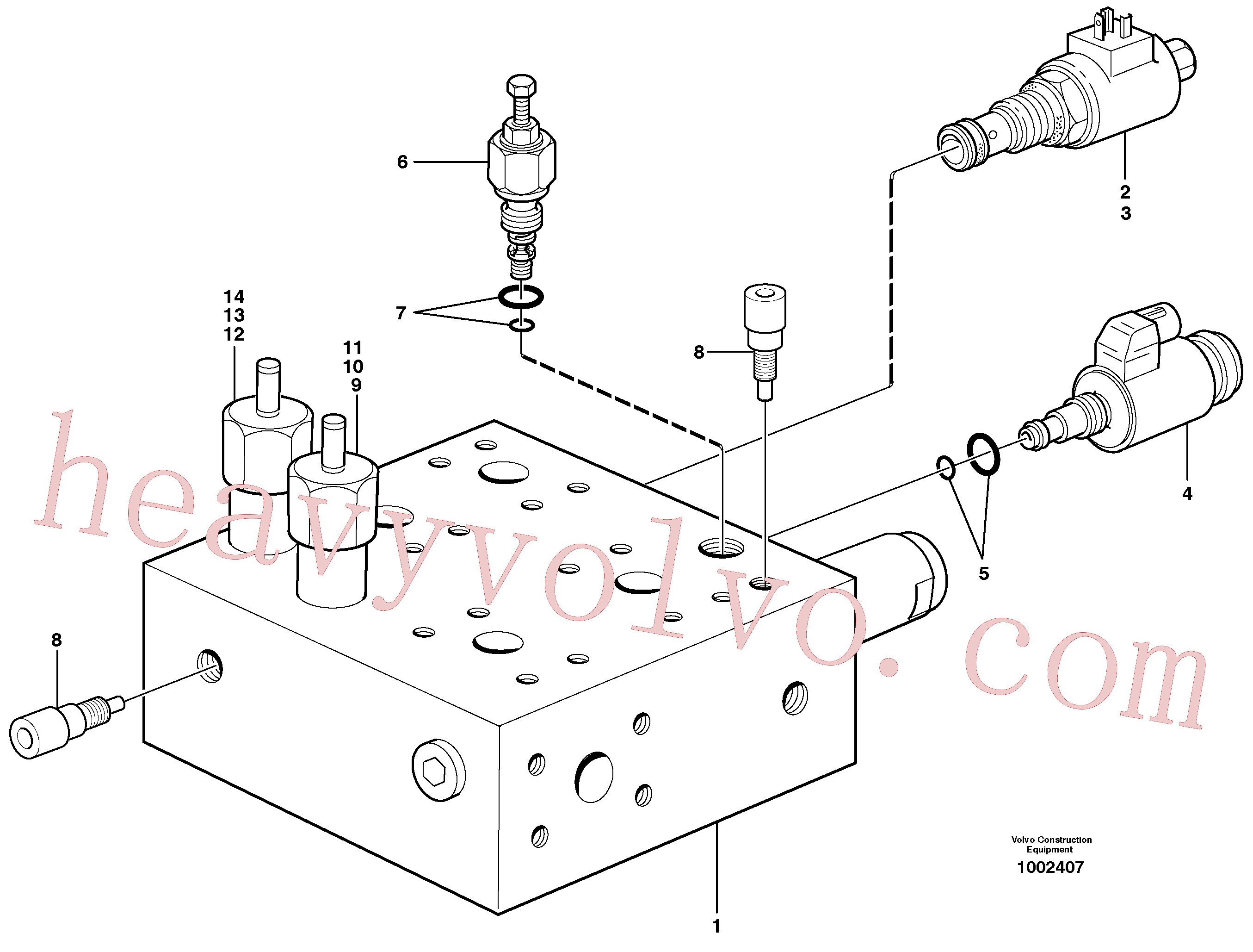 Wholesale VOE11709882 Pressure regulator for Volvo Excavator