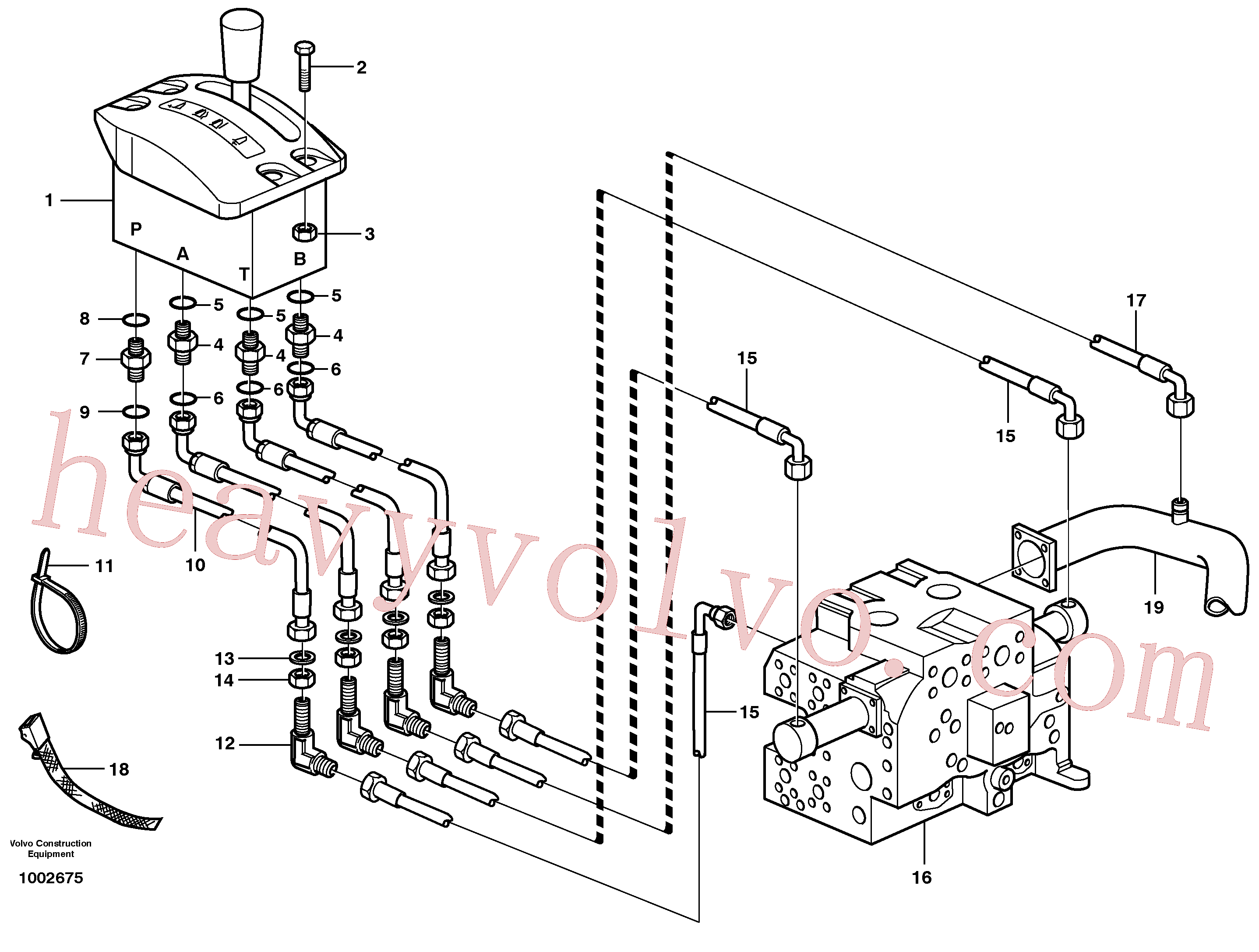 Volvo excavator part VOE11104606 Retaining strap for sale