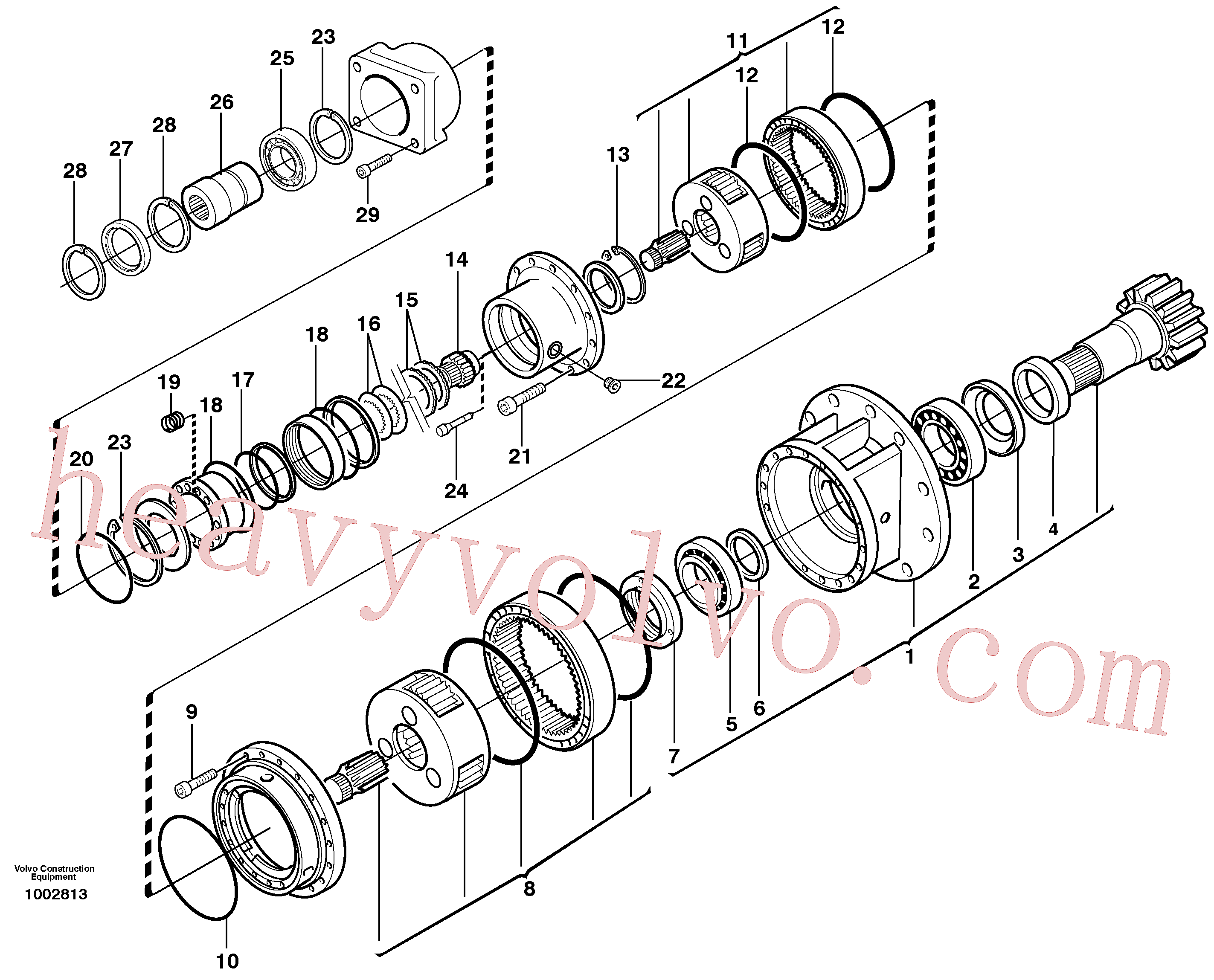 Wholesale VOE11708769 Spring for Volvo Excavator