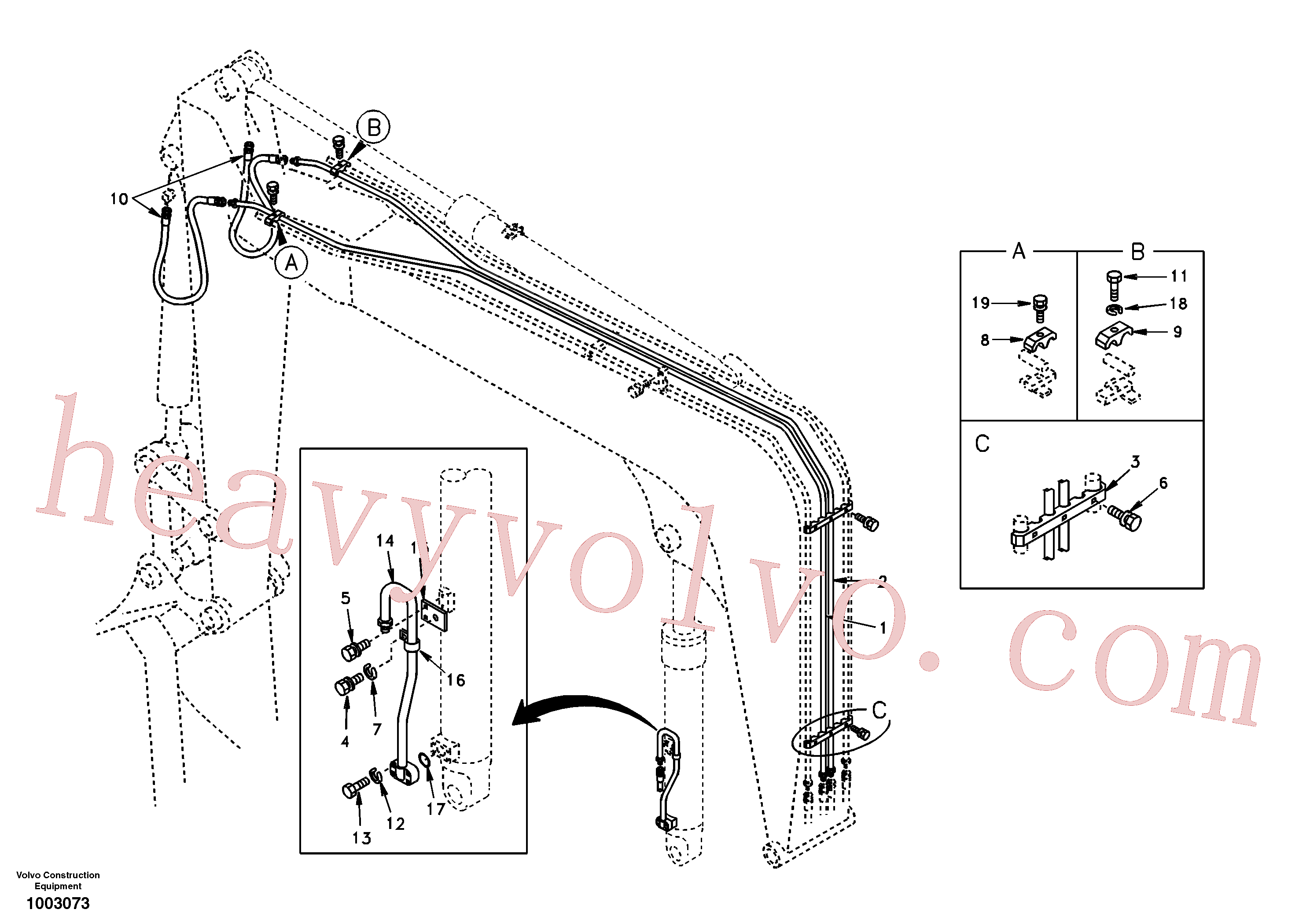 Wholesale SA9041-21010 Bolt for Volvo Excavator