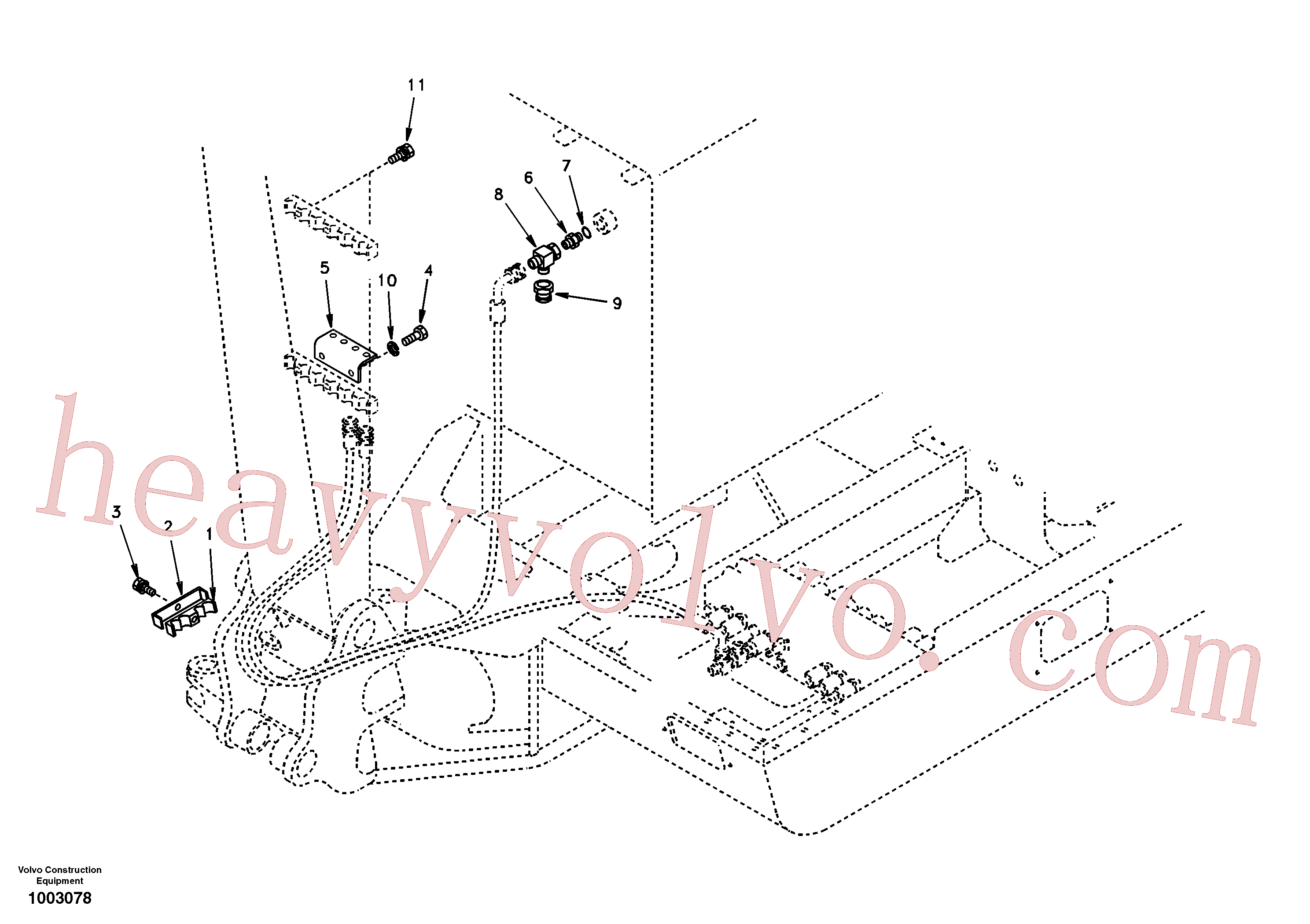 VOE14510430 Plate for Volvo Excavator spare