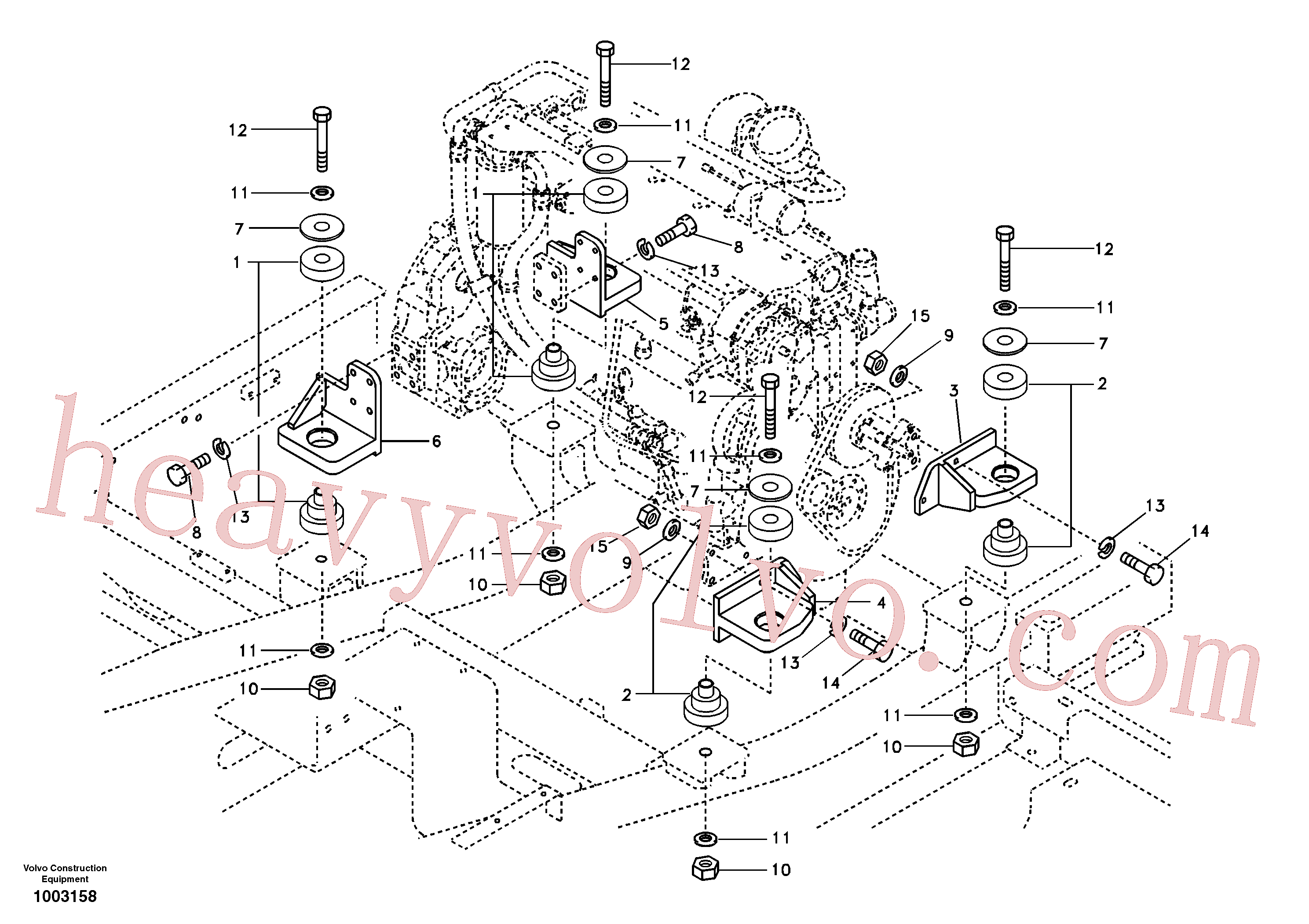 Volvo SA9111-12200 Hexagon nut aftermarket part for sale