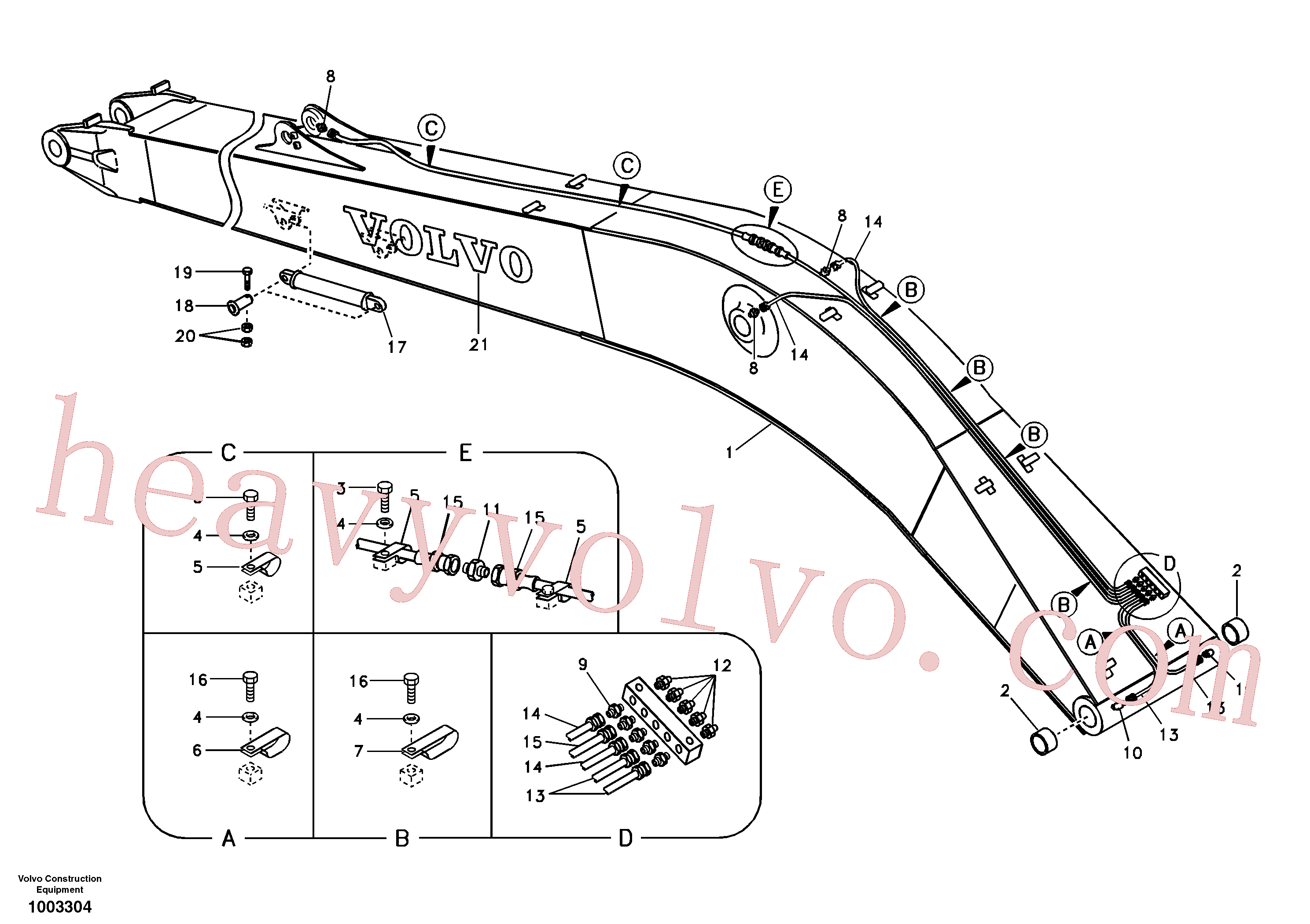 Volvo Assembly VOE14528220 Boom for sale