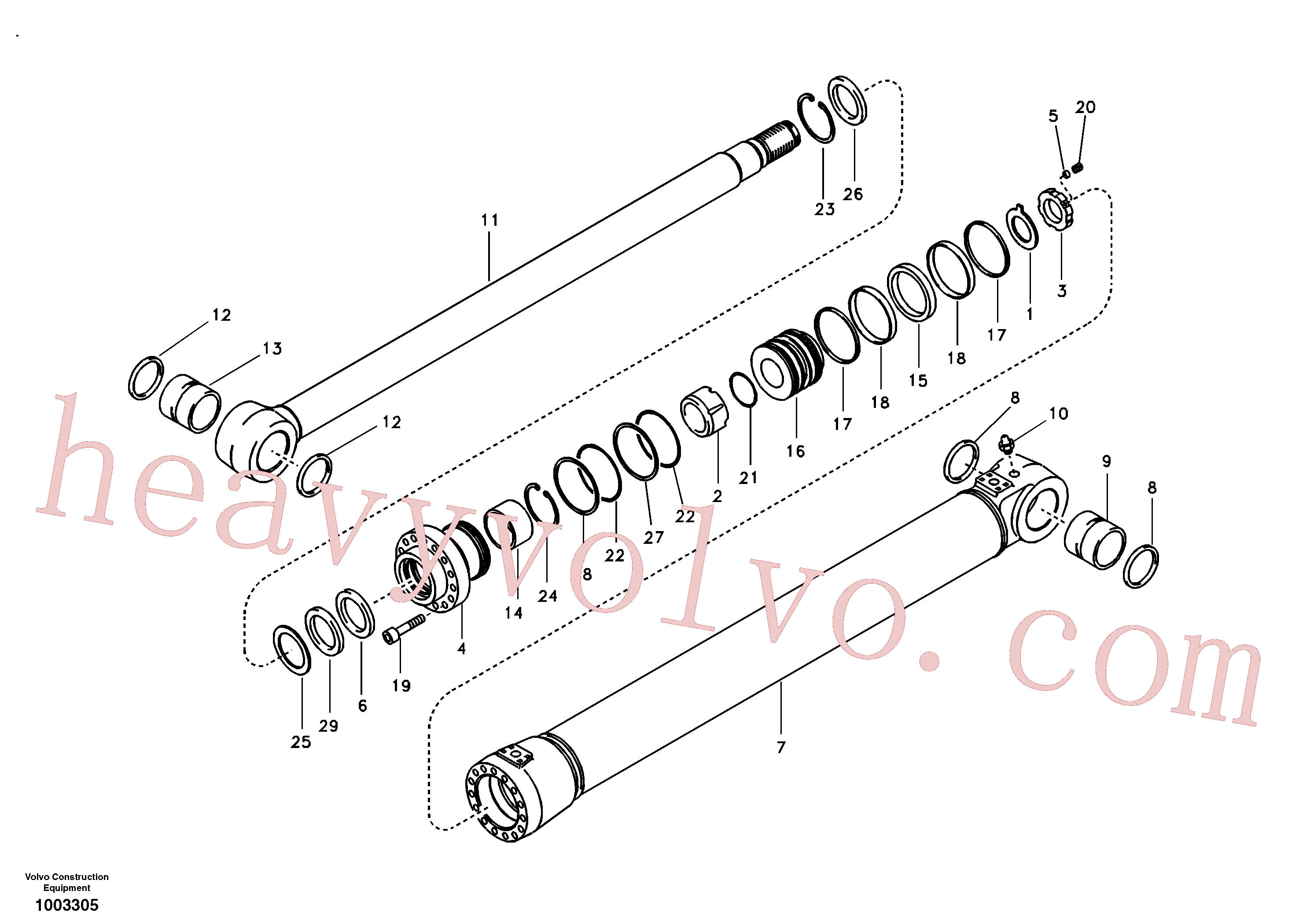 VOE14510812 Tube for Volvo Excavator Parts