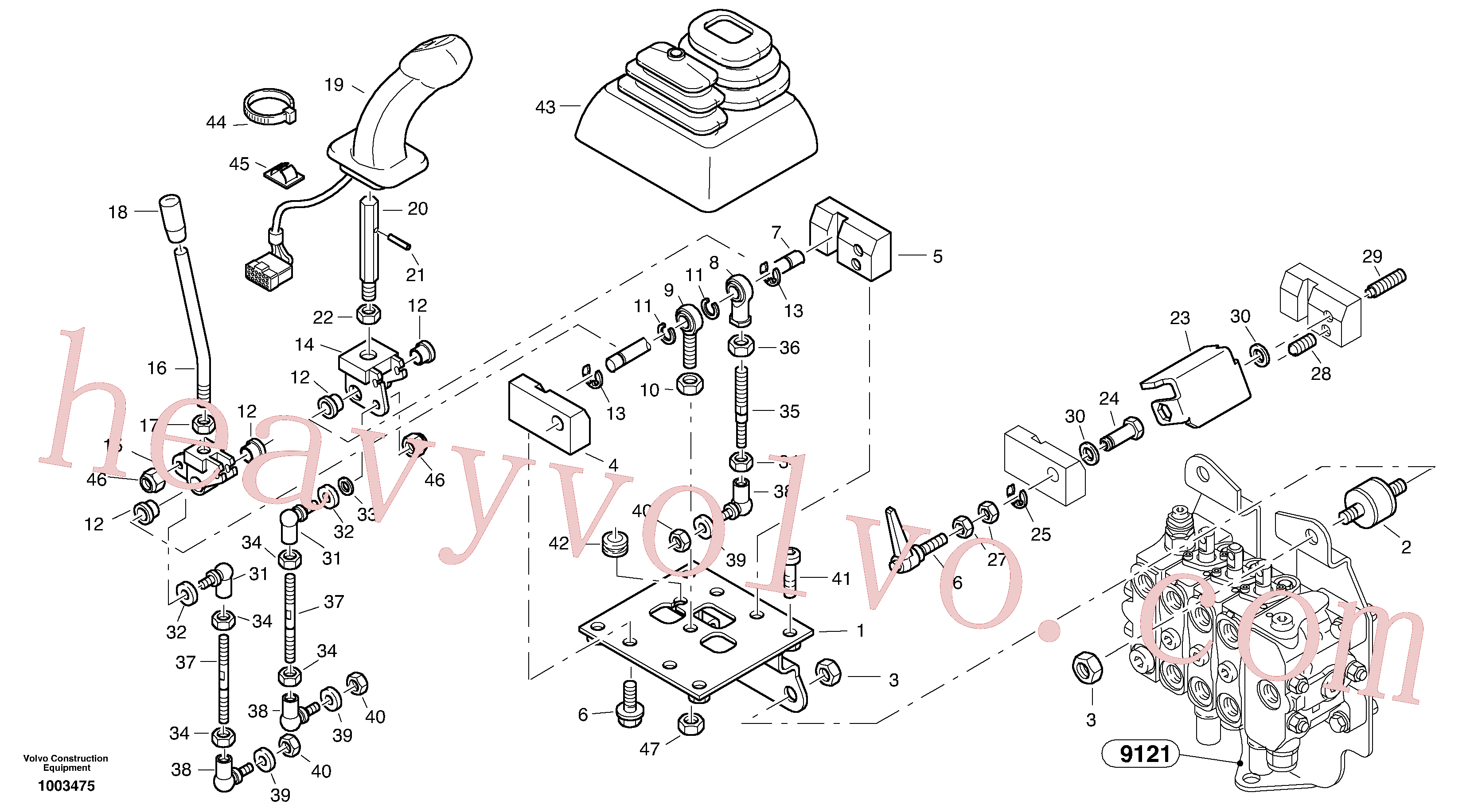 ZM2805283 Buffer for Volvo Excavator spare