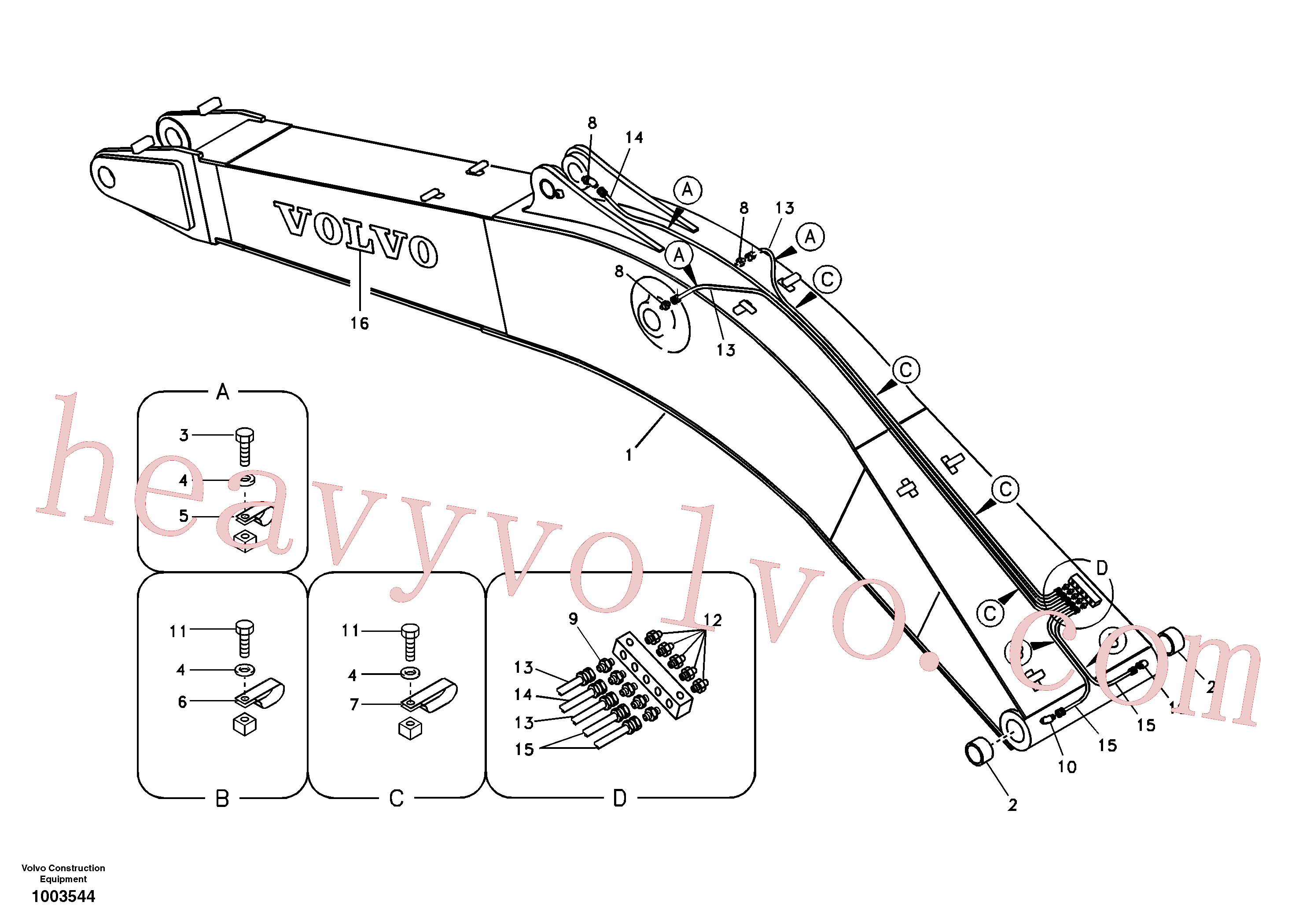 Volvo Assembly VOE14526130 Boom for sale