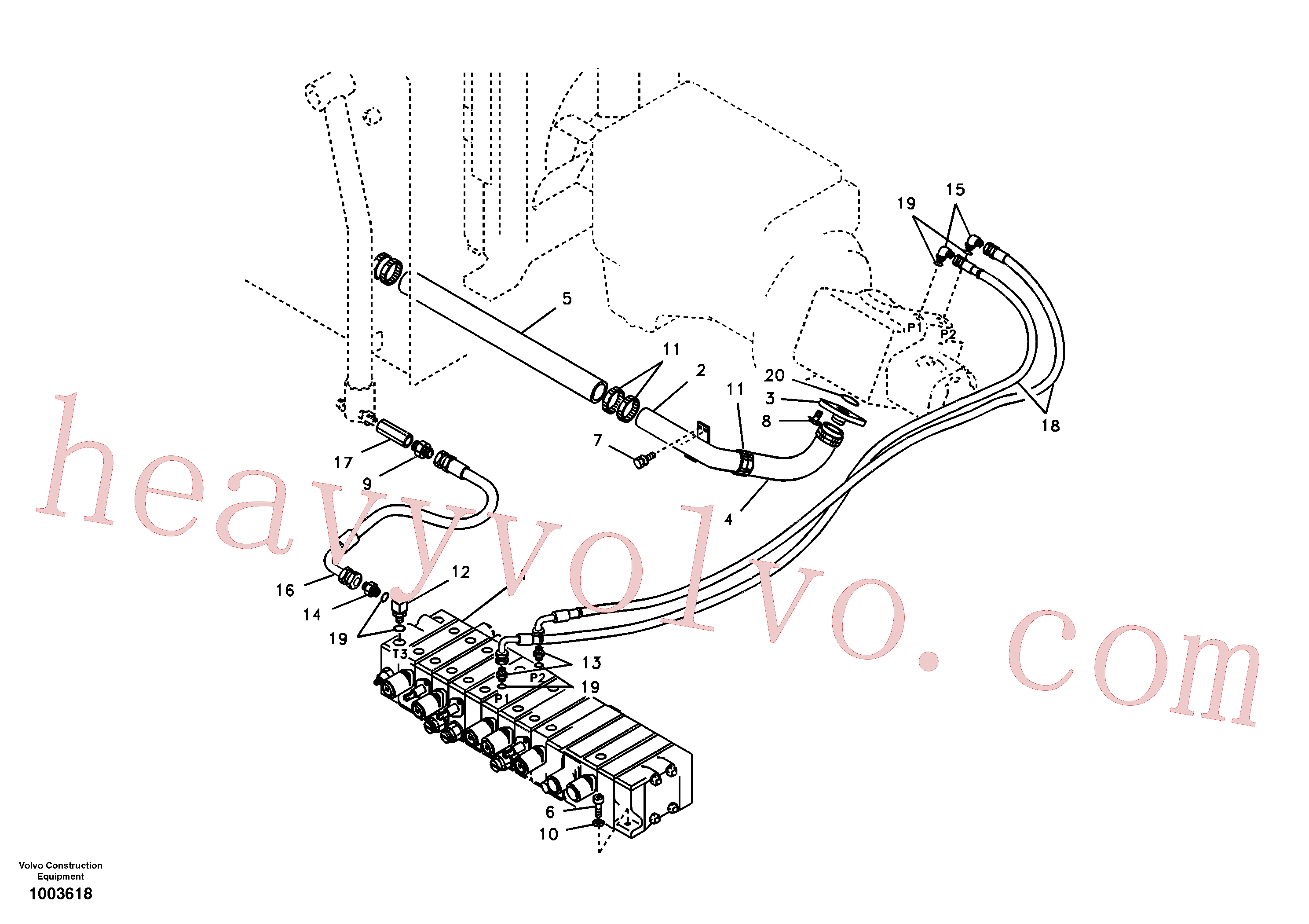 SA9412-11250 Connector for Volvo Excavator Parts