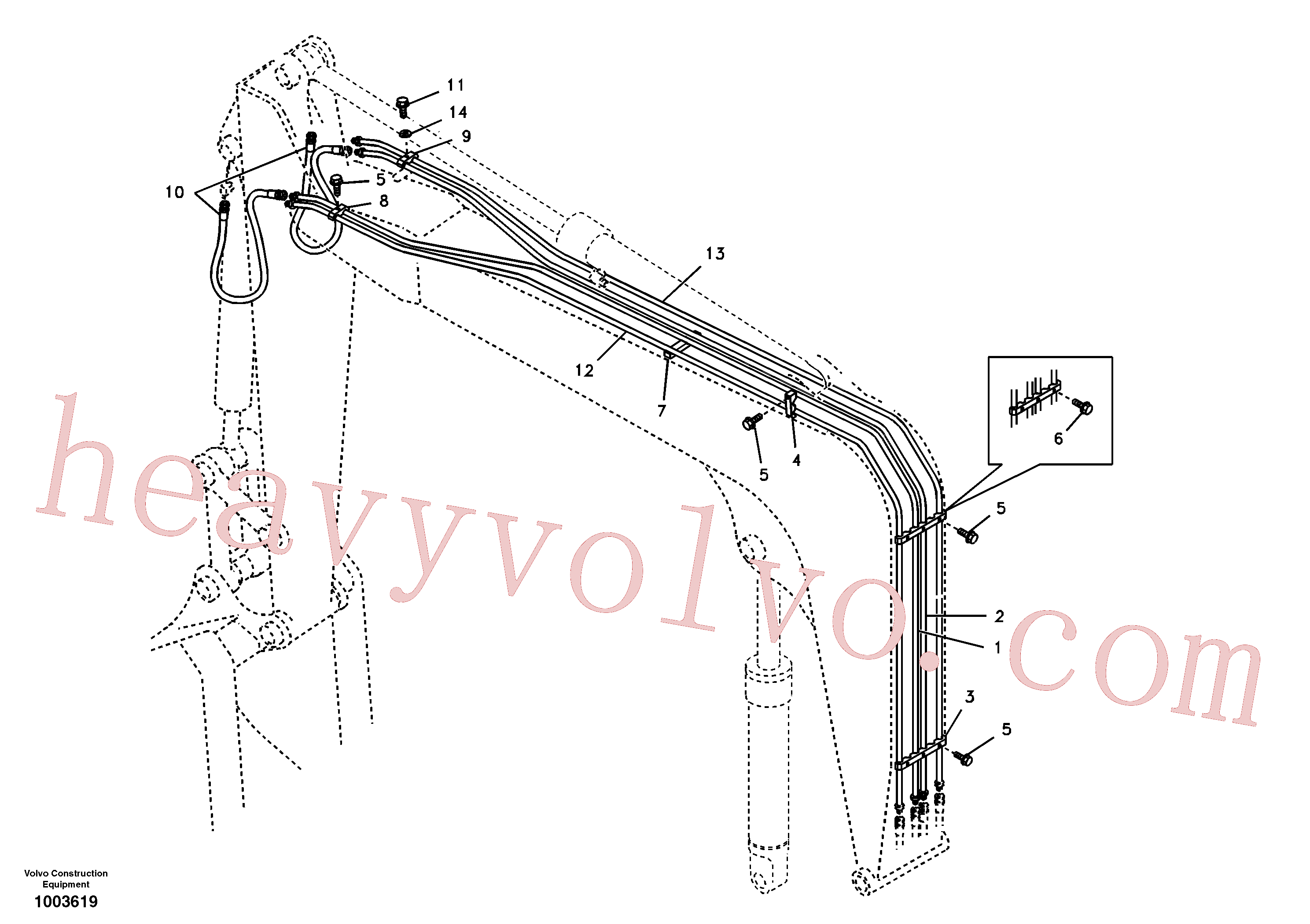 Wholesale SA9041-21010 Bolt for Volvo Excavator