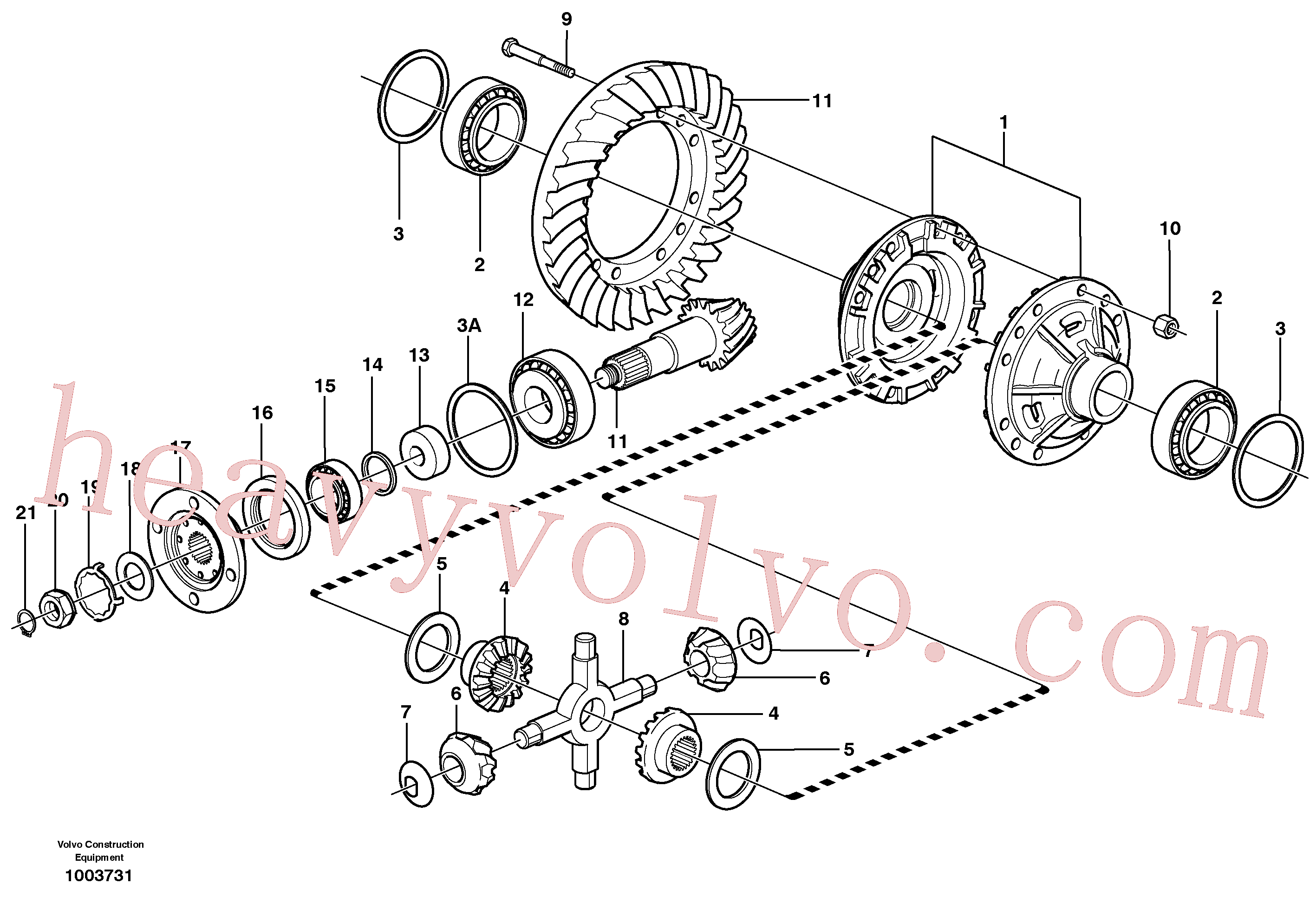 VOE11102846 Spider for Volvo Excavator spare