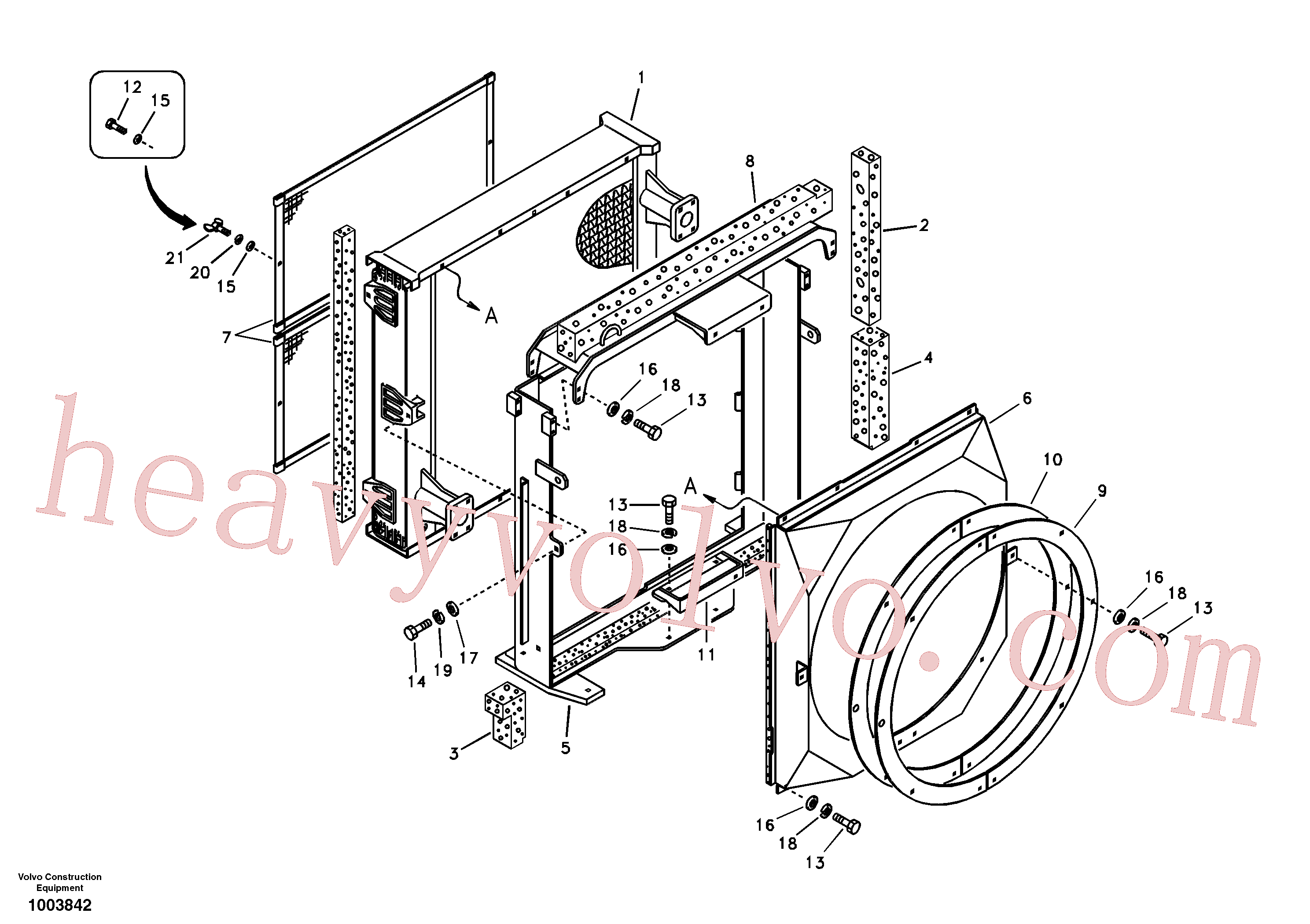 China Made VOE14518576 Guard parts for Volvo Excavator