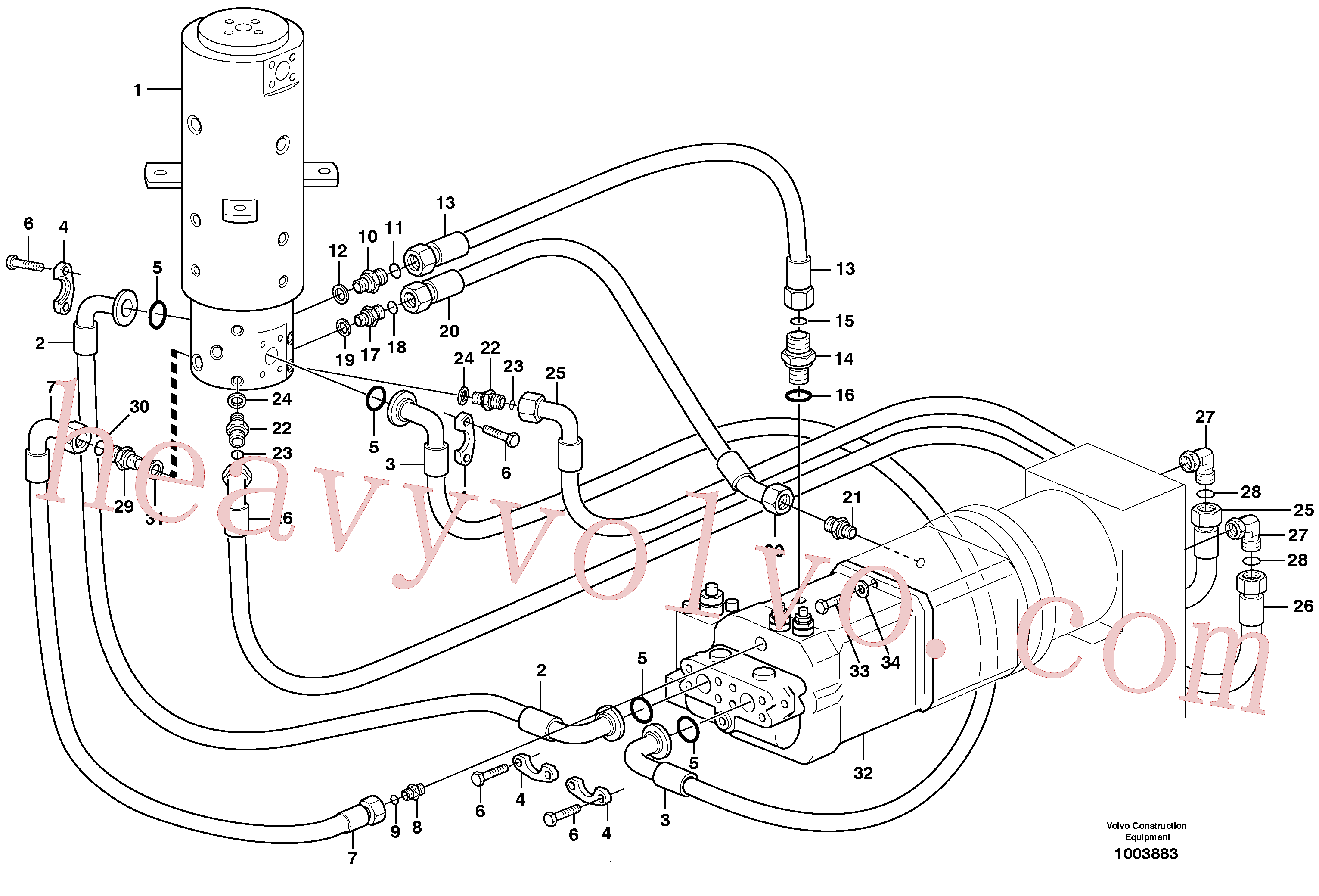 Wholesale VOE930850 Plain washer for Volvo Excavator