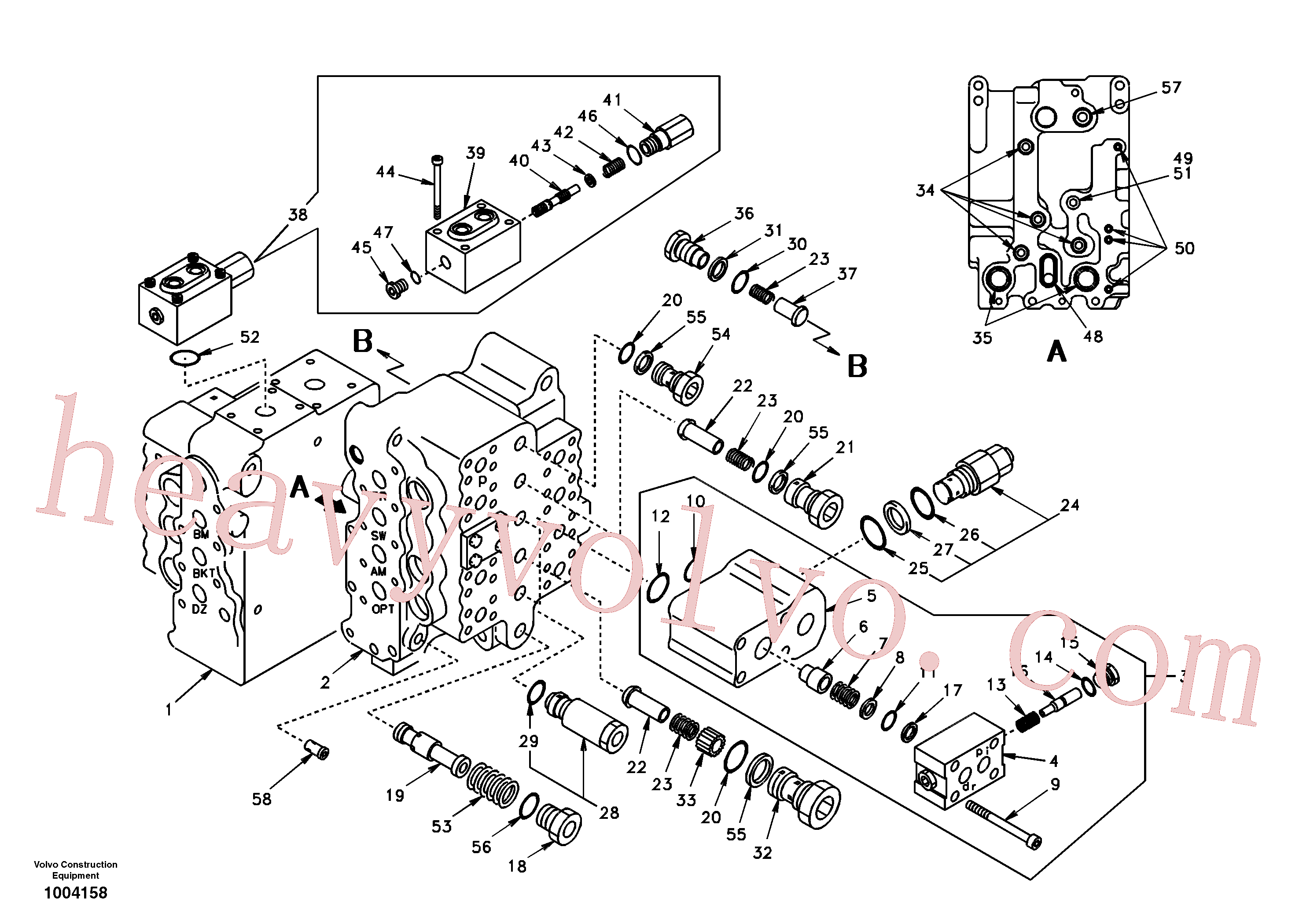 SA7273-10680 Clamping plate for Volvo Excavator Parts