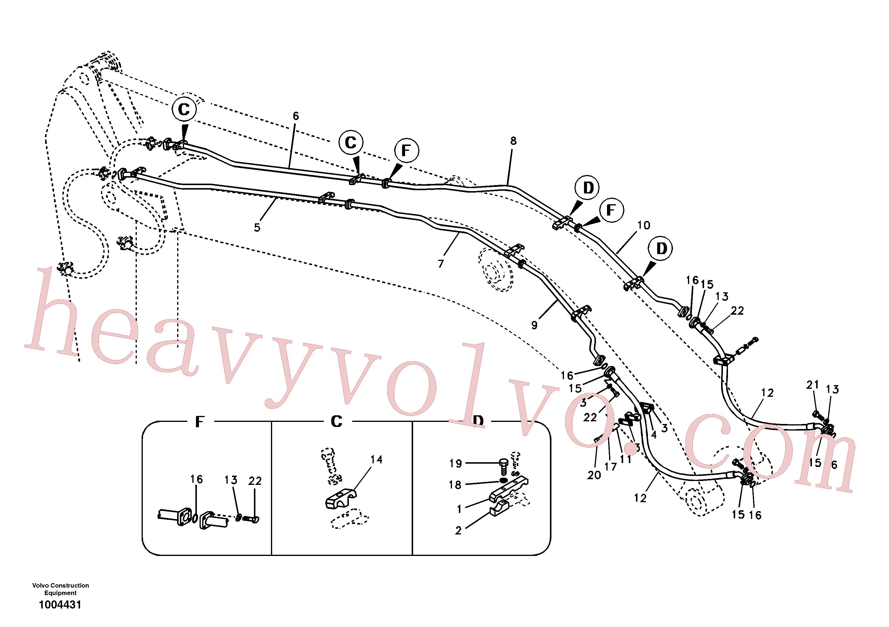 Volvo Assembly VOE14504770 Clamp for sale