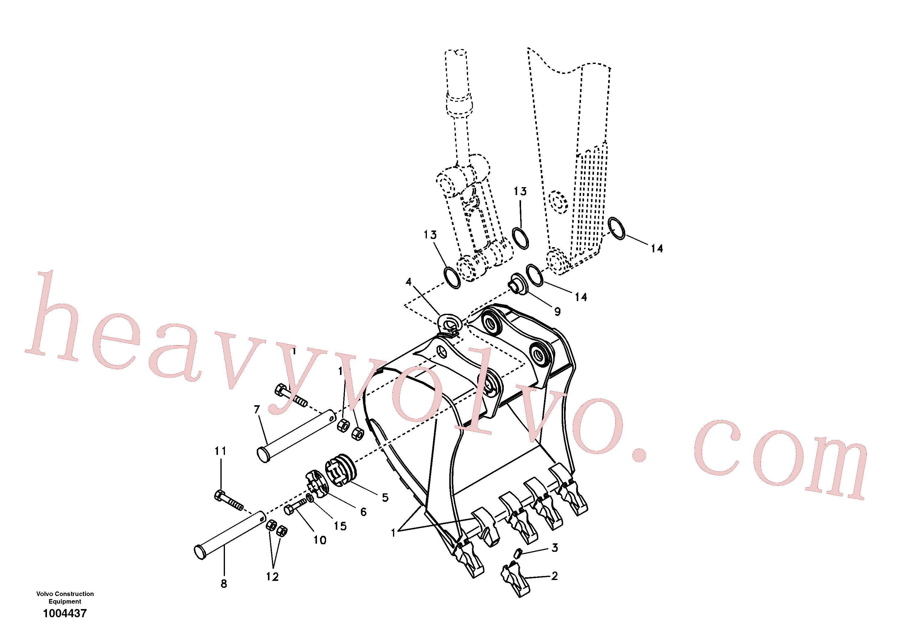 SA1171-75370 Hook for Volvo Excavator Parts