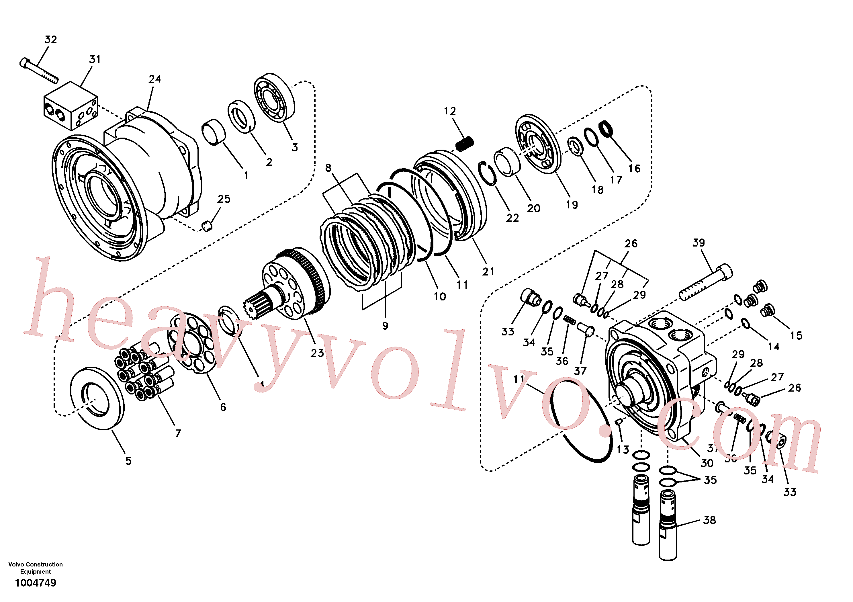 Volvo excavator part SA8230-04230 Spring for sale