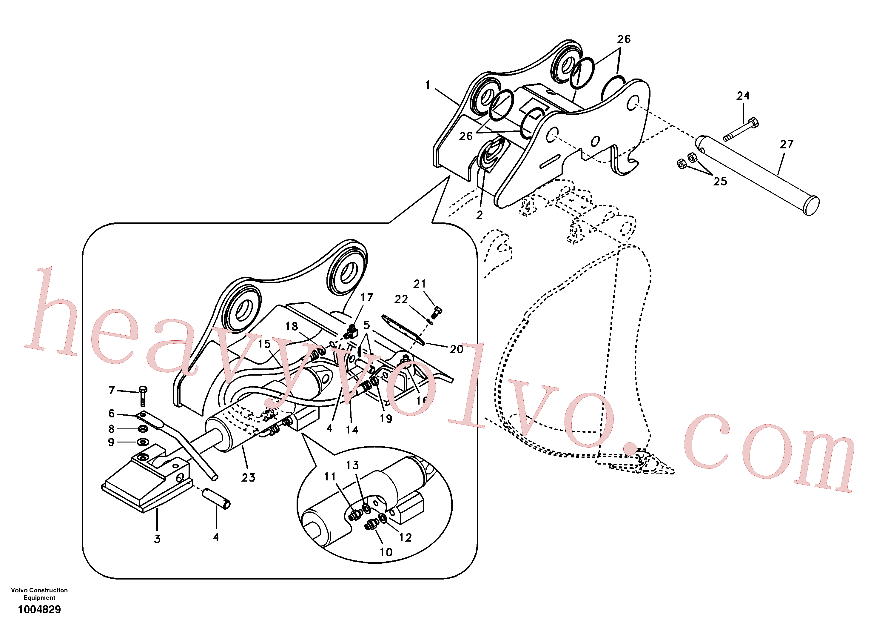Volvo Assembly VOE14521742 Quick attachment for sale