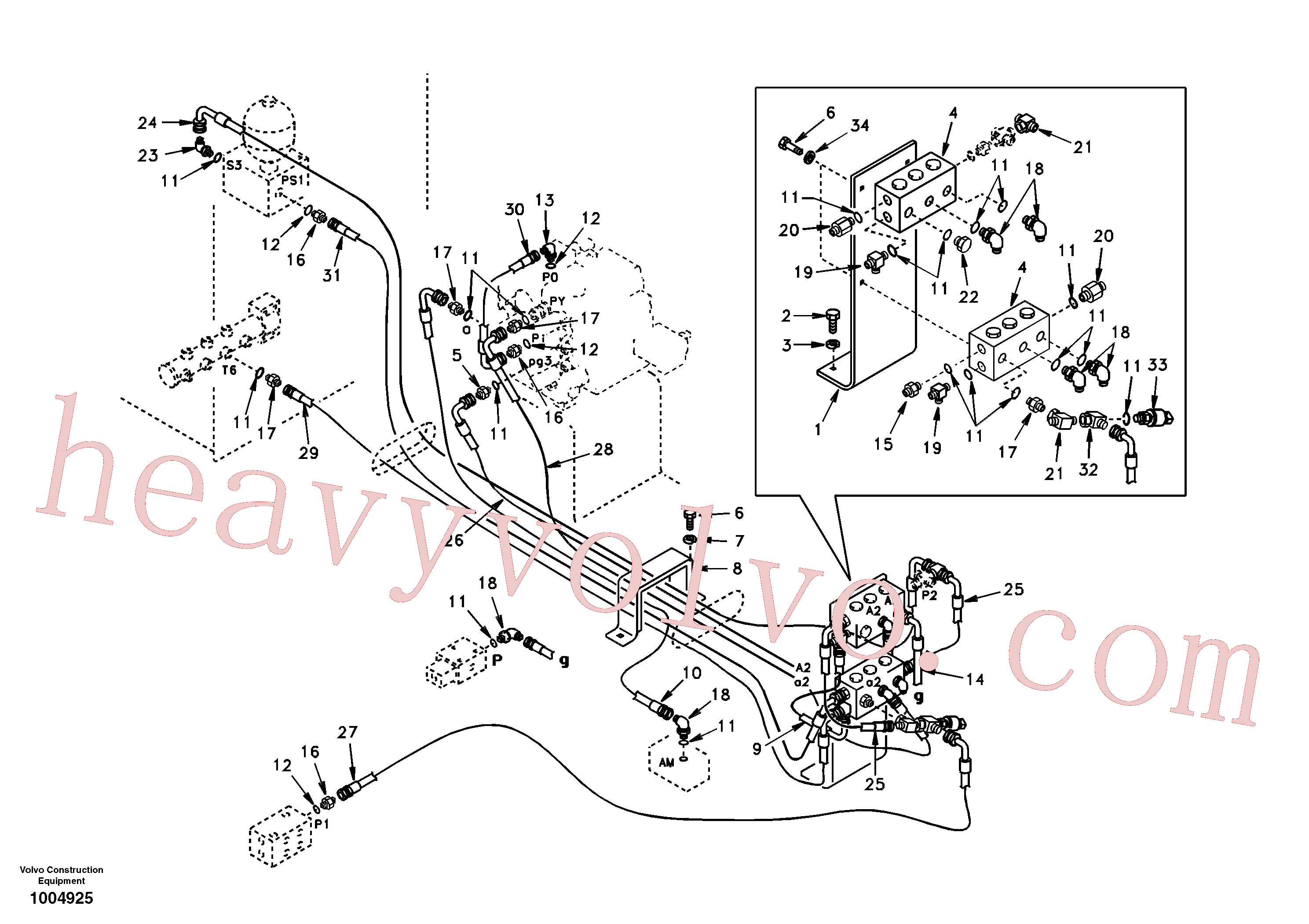 SA1148-00041 Solenoid valve for Volvo Excavator spare