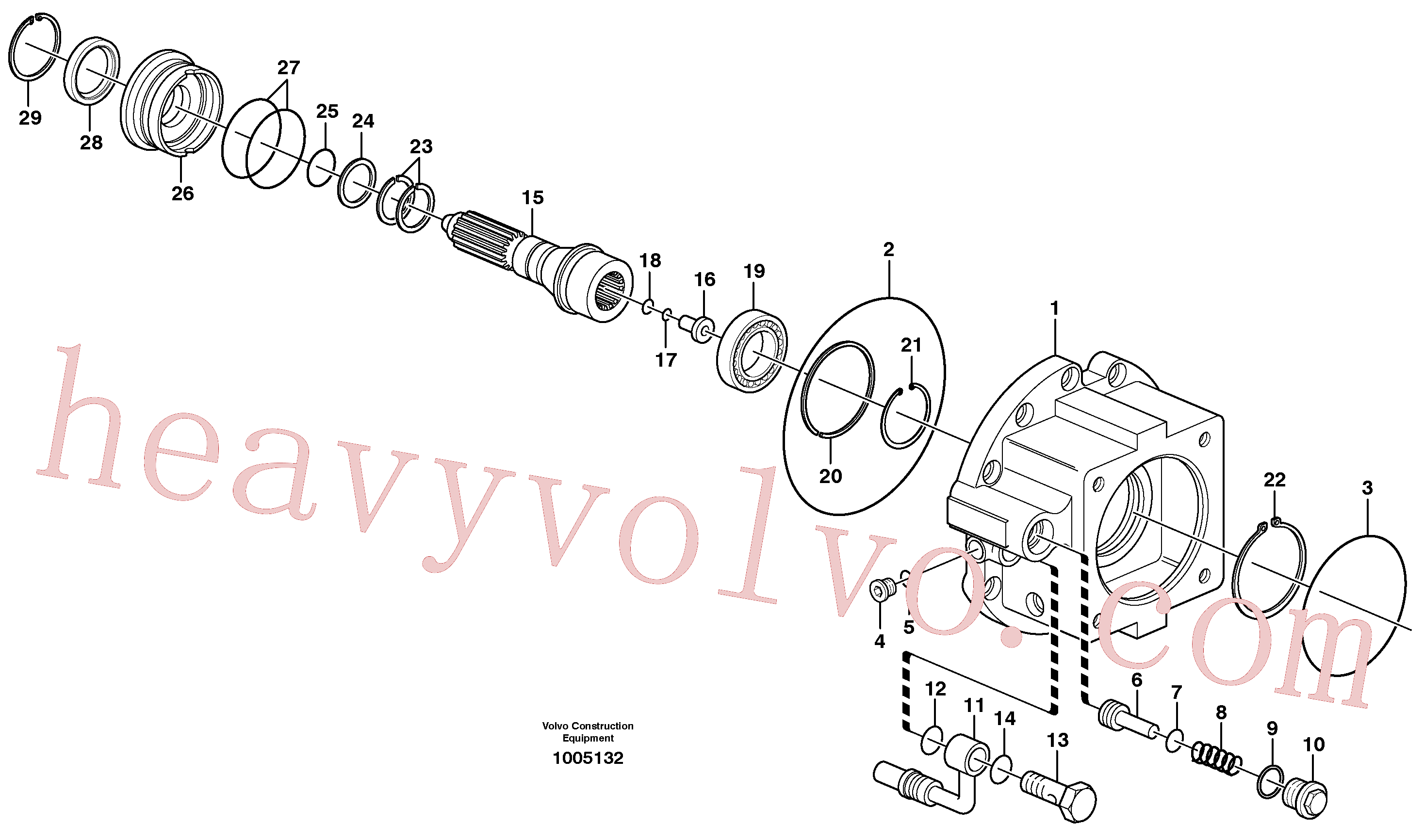 Volvo excavator part VOE11707716 Piston ring for sale