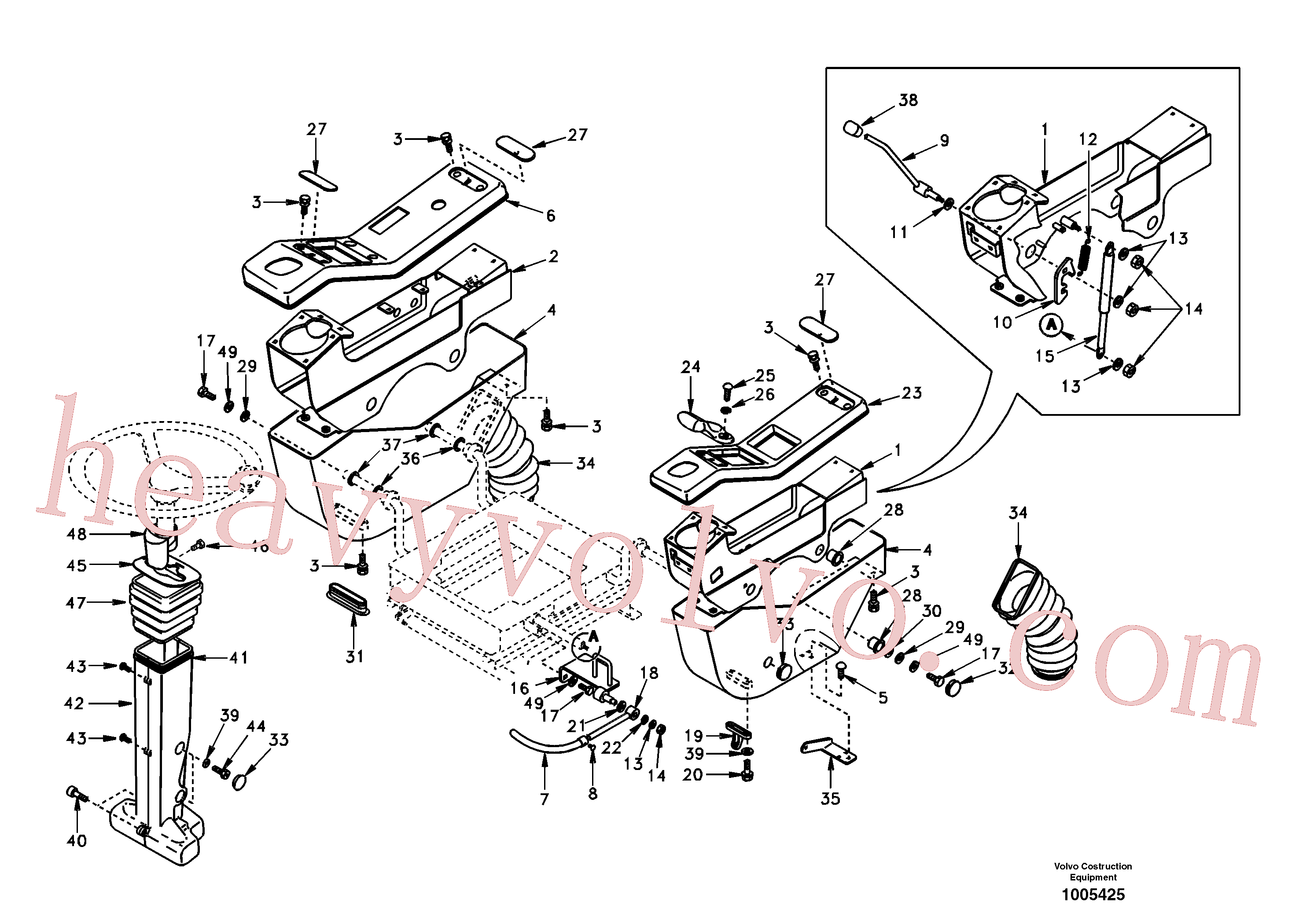 China Made SA9426-20030 Gasket parts for Volvo Excavator