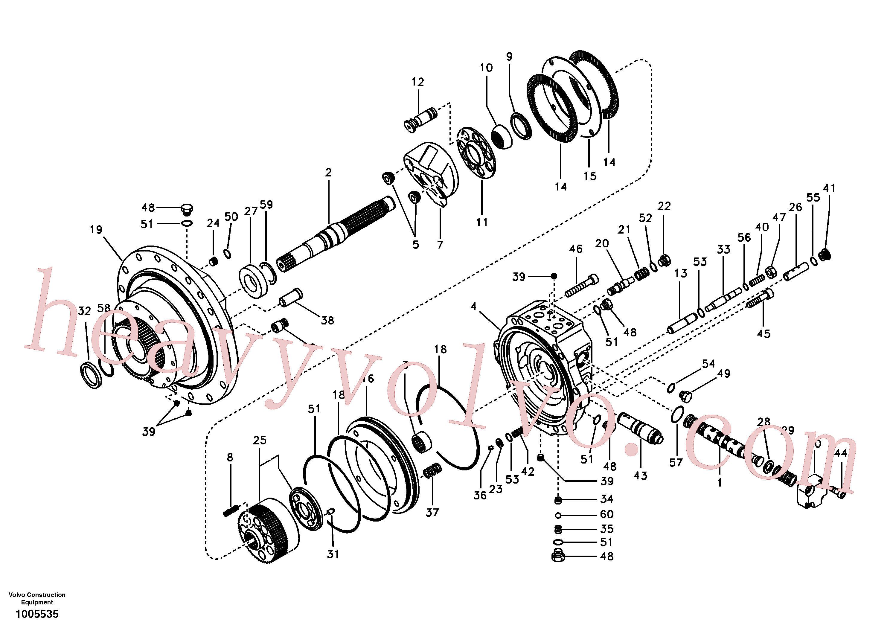 Wholesale VOE14507000 Spacer for Volvo Excavator